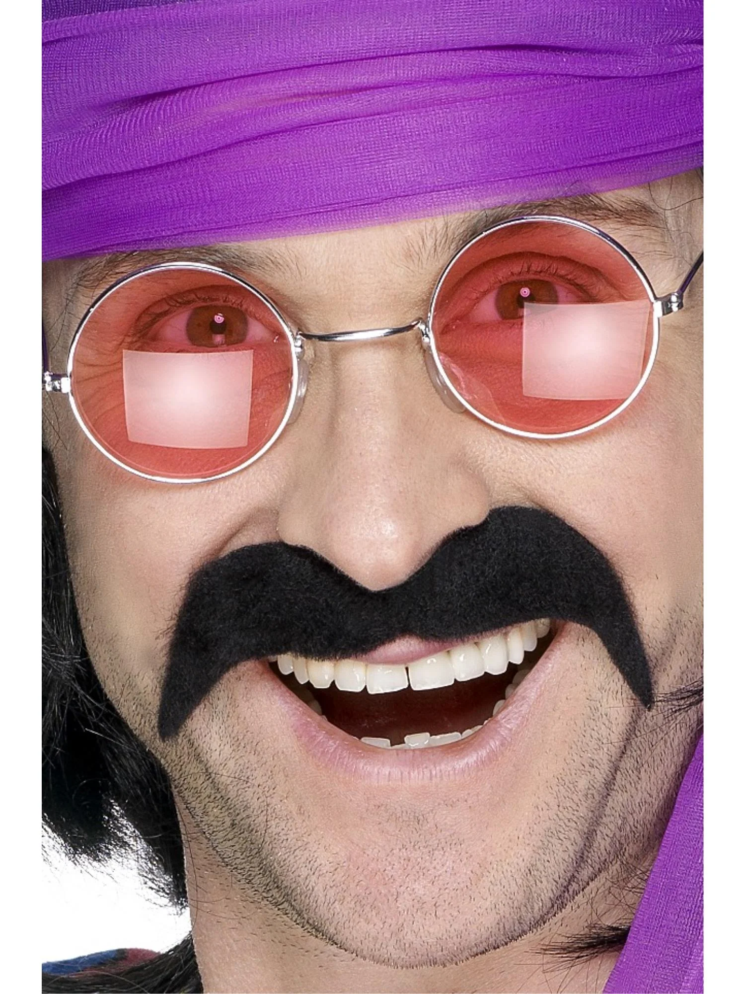 Seventies Tash, Black Wholesale