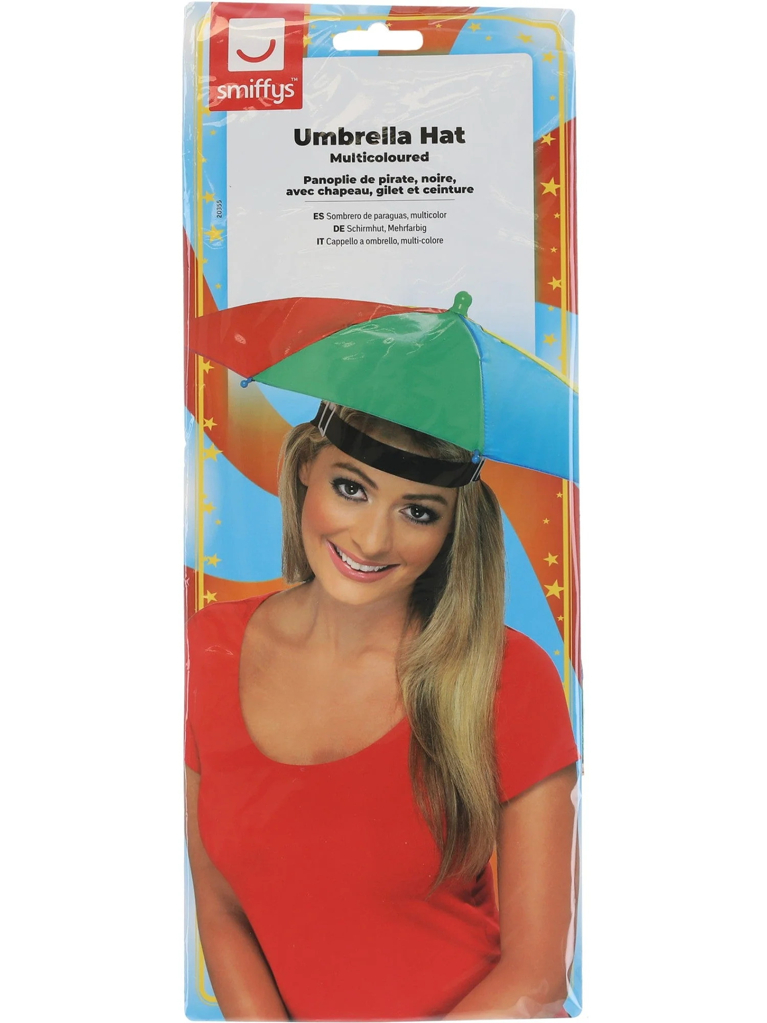Umbrella Hat, Multi-Coloured Wholesale - Image 2