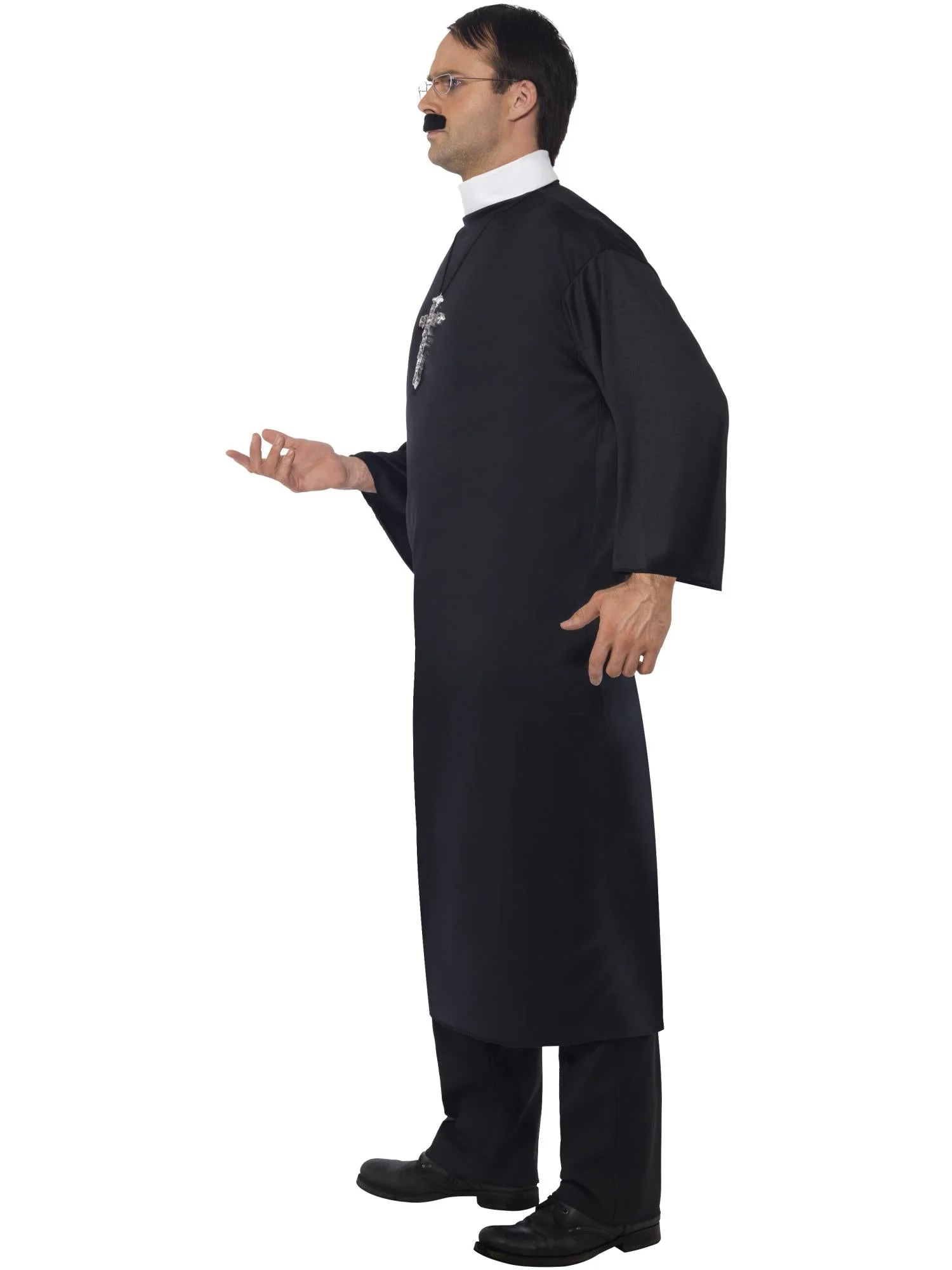 Priest Costume, Black  Wholesale - Image 2