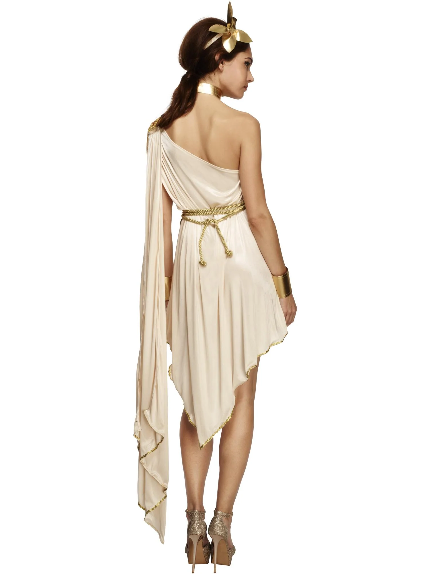 Fever Goddess Costume, Cream Wholesale - Image 3