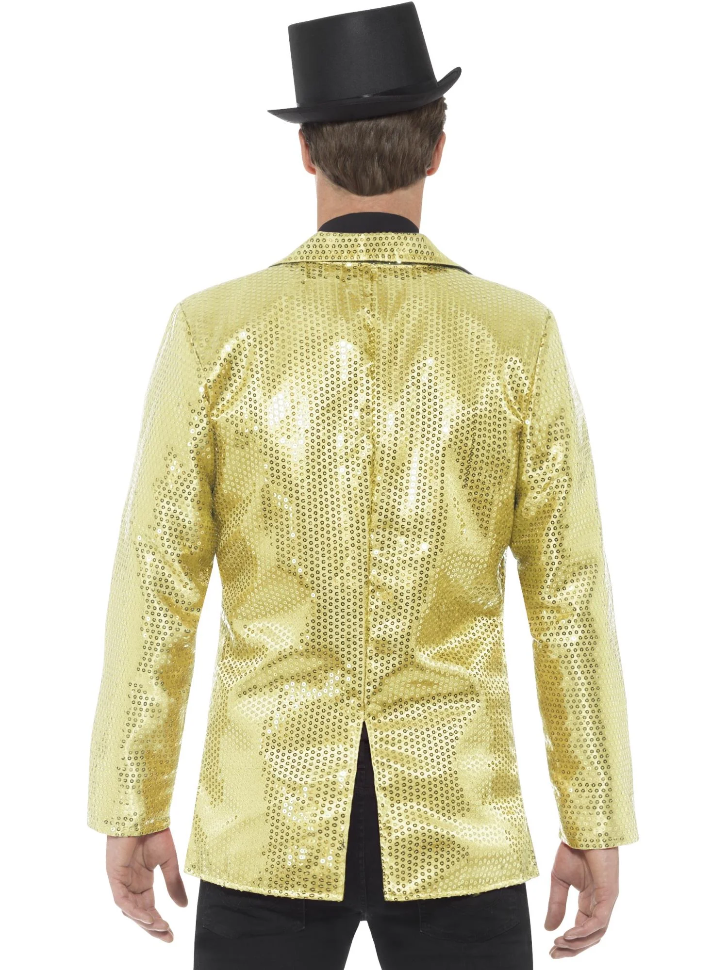 Sequin Jacket, Mens, Gold  Wholesale - Image 3