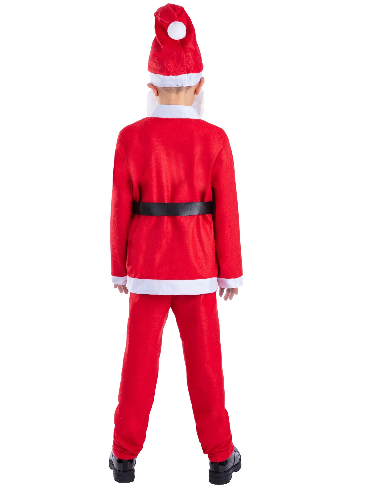 Santa Boy Costume, Red Wholesale - Image 5