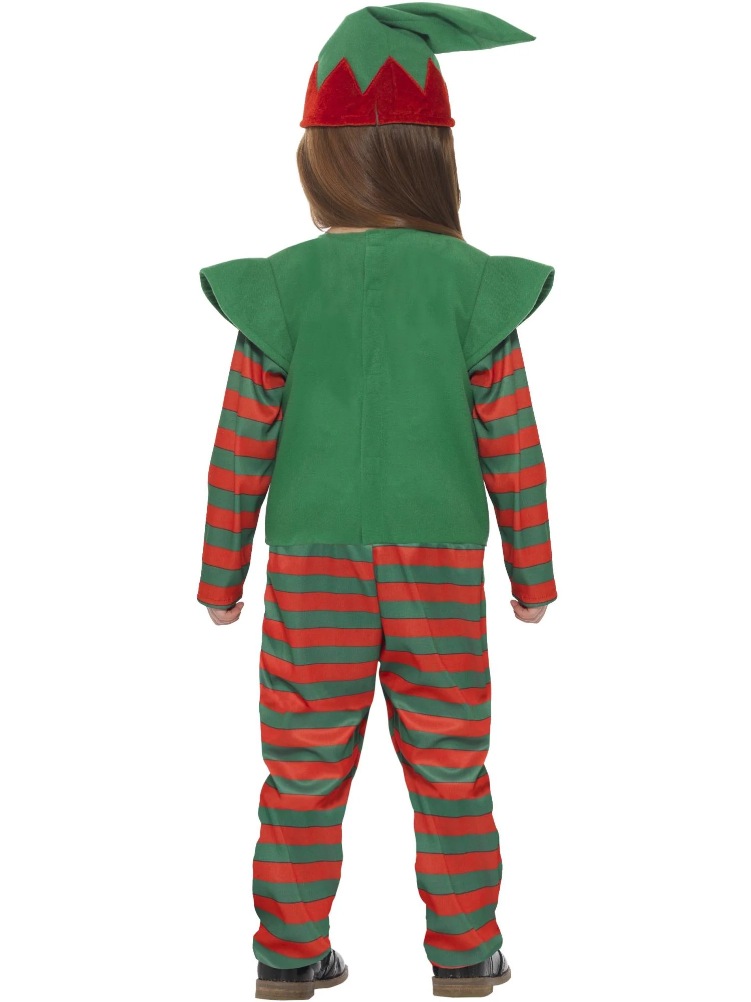 Elf Toddler Costume, Red & Green Wholesale - Image 4