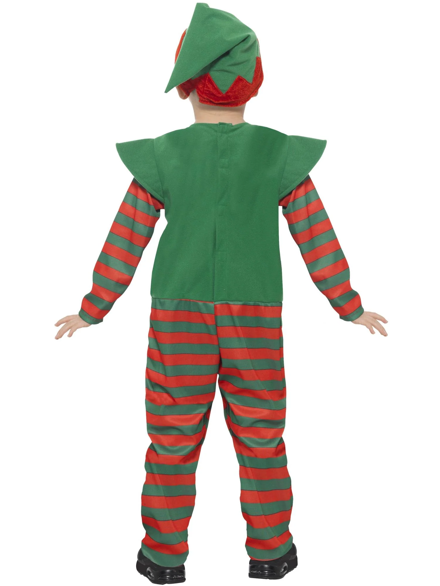 Elf Toddler Costume, Red & Green Wholesale - Image 5