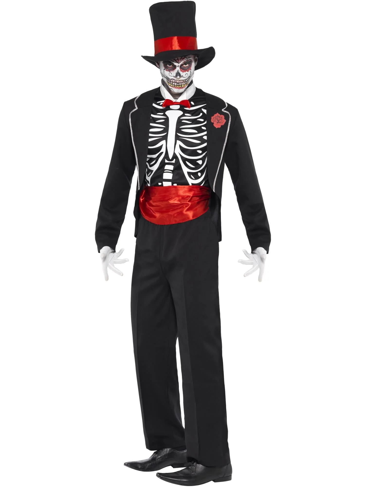 Day of the Dead Costume, Black Wholesale - Image 4