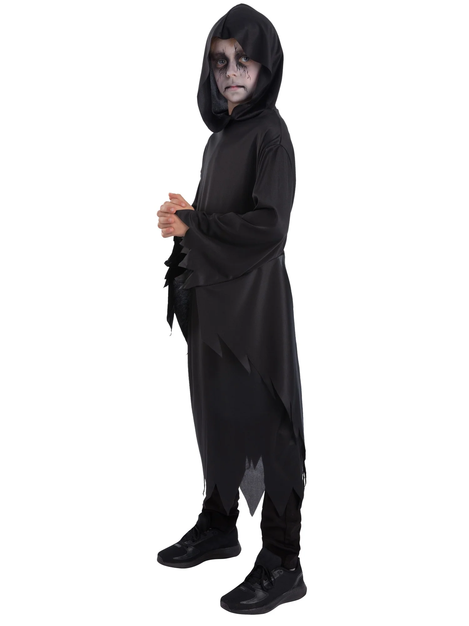 Screamer Ghost Costume, Black Wholesale - Image 4