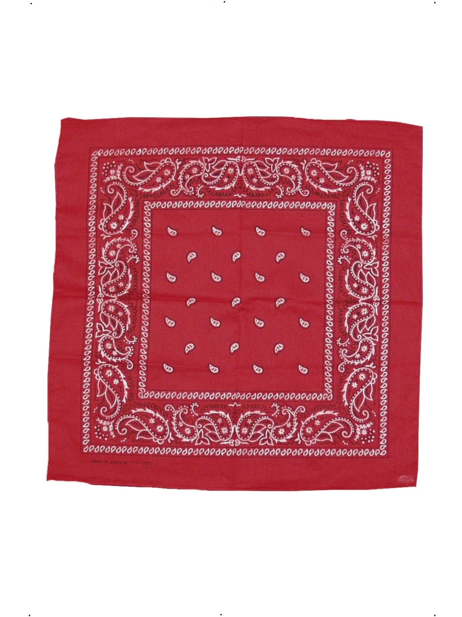 Cowboy Bandana, Red Wholesale - Image 2