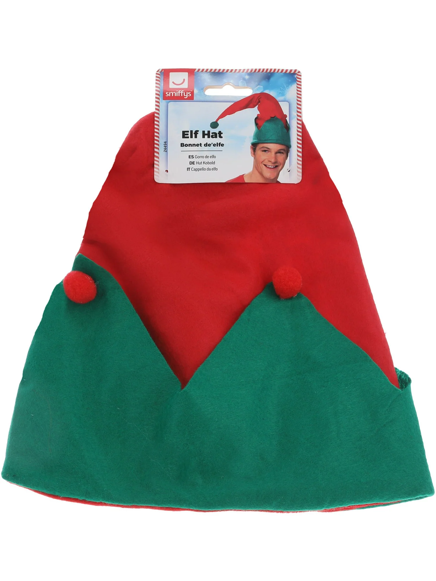 Elf Hat, Red Wholesale - Image 2