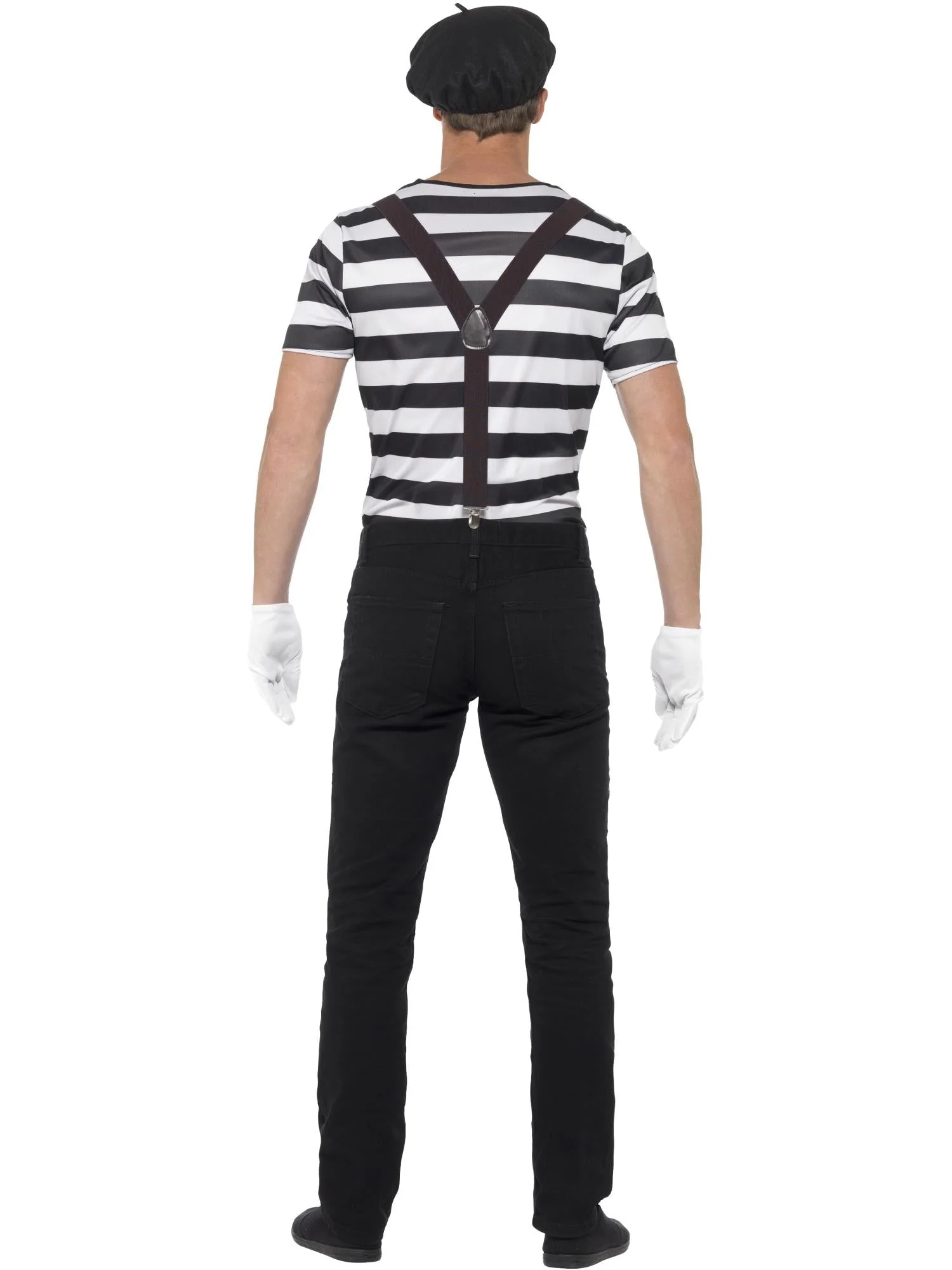 Gentleman Mime Artist Costume, Black  Wholesale - Image 3