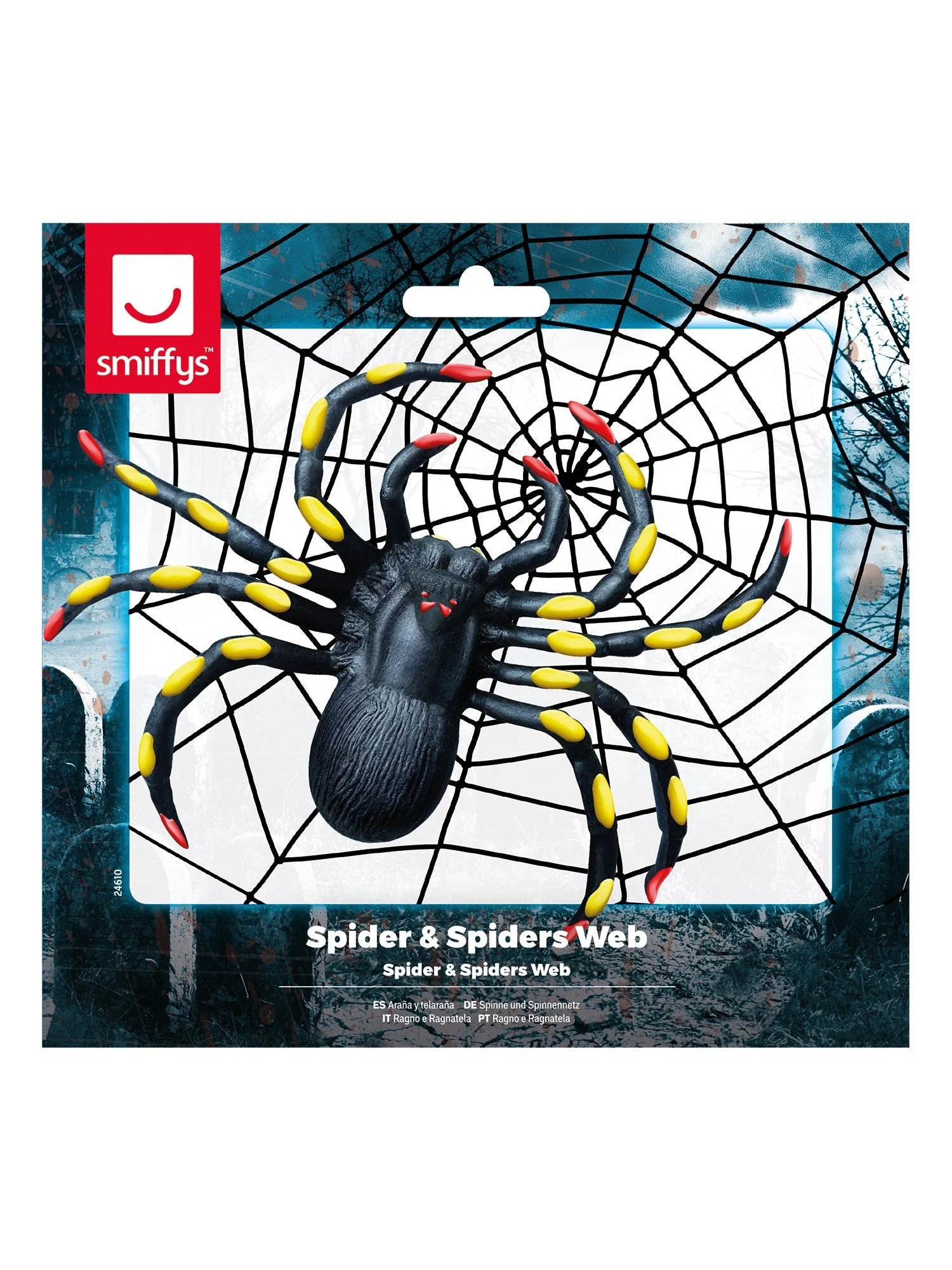 Spider & Spiders Web, Black Wholesale - Image 2