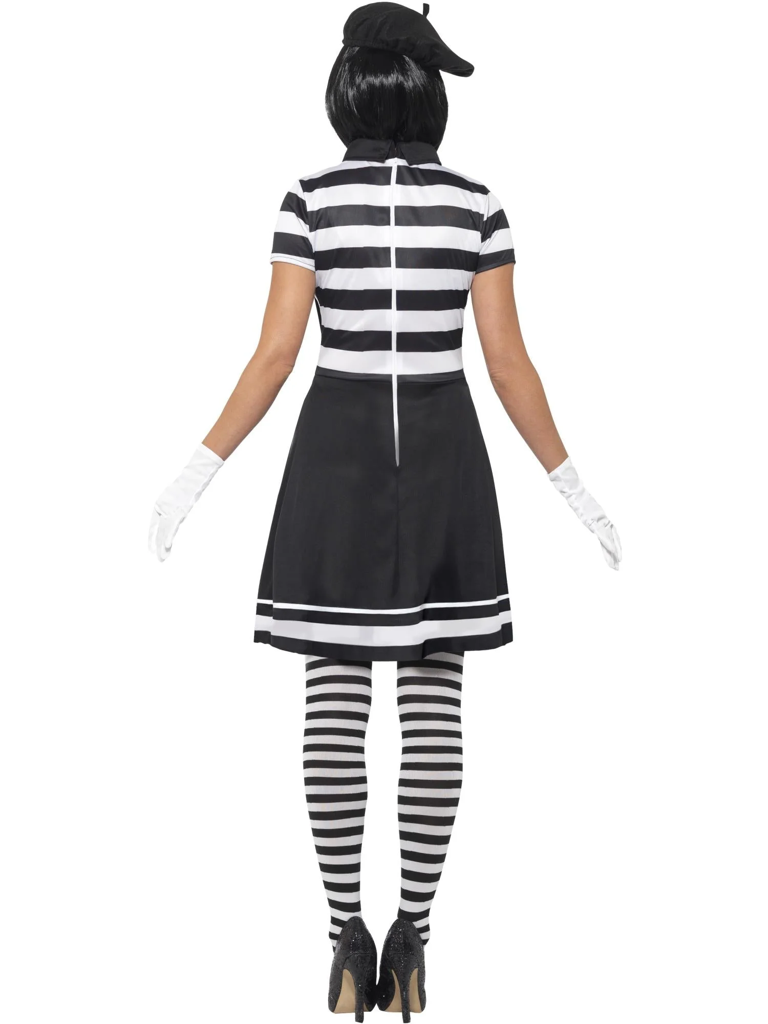 Lady Mime Artist Costume, Black Wholesale - Image 3