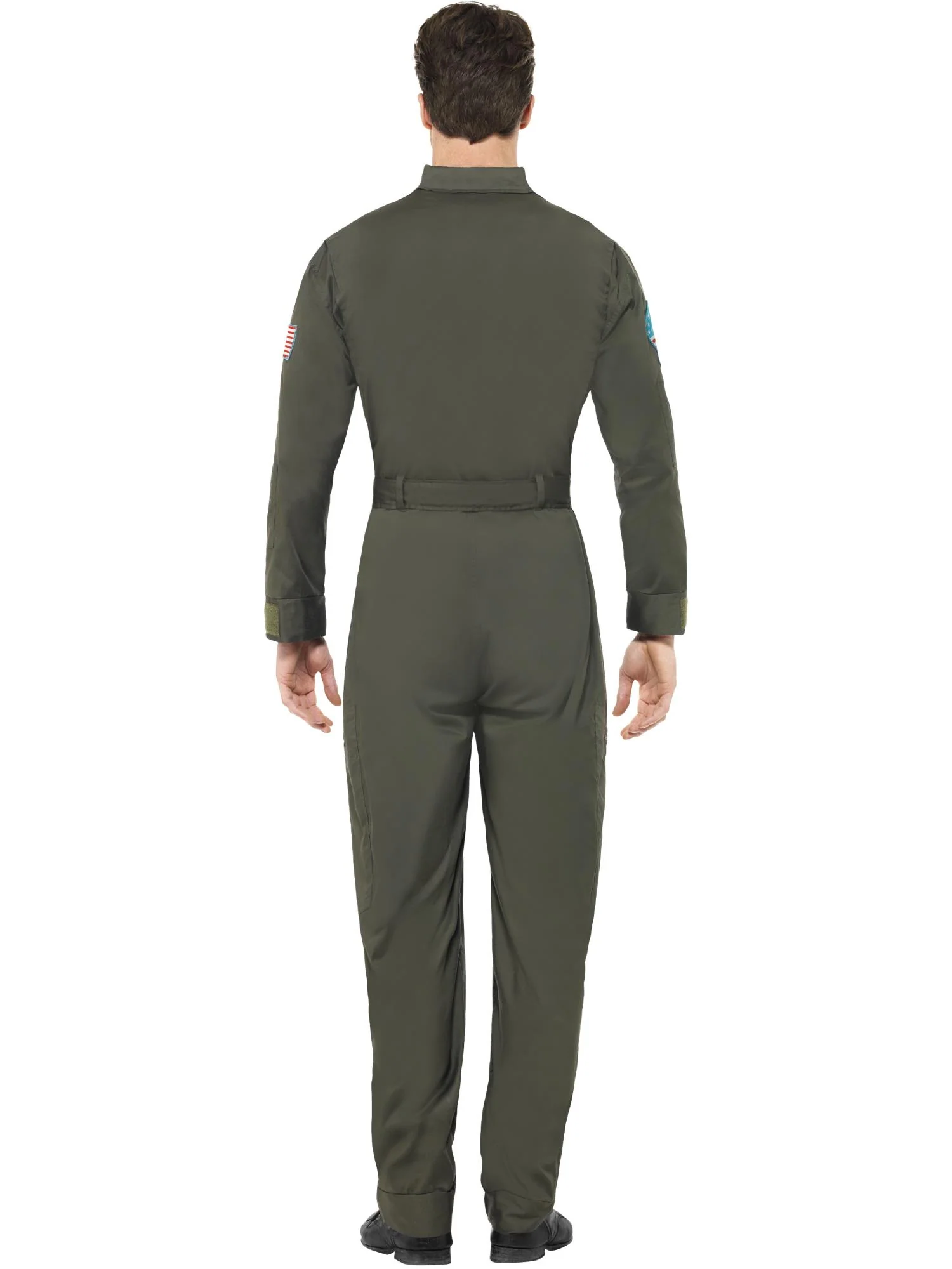Top Gun Deluxe Male Costume, Green Wholesale - Image 3