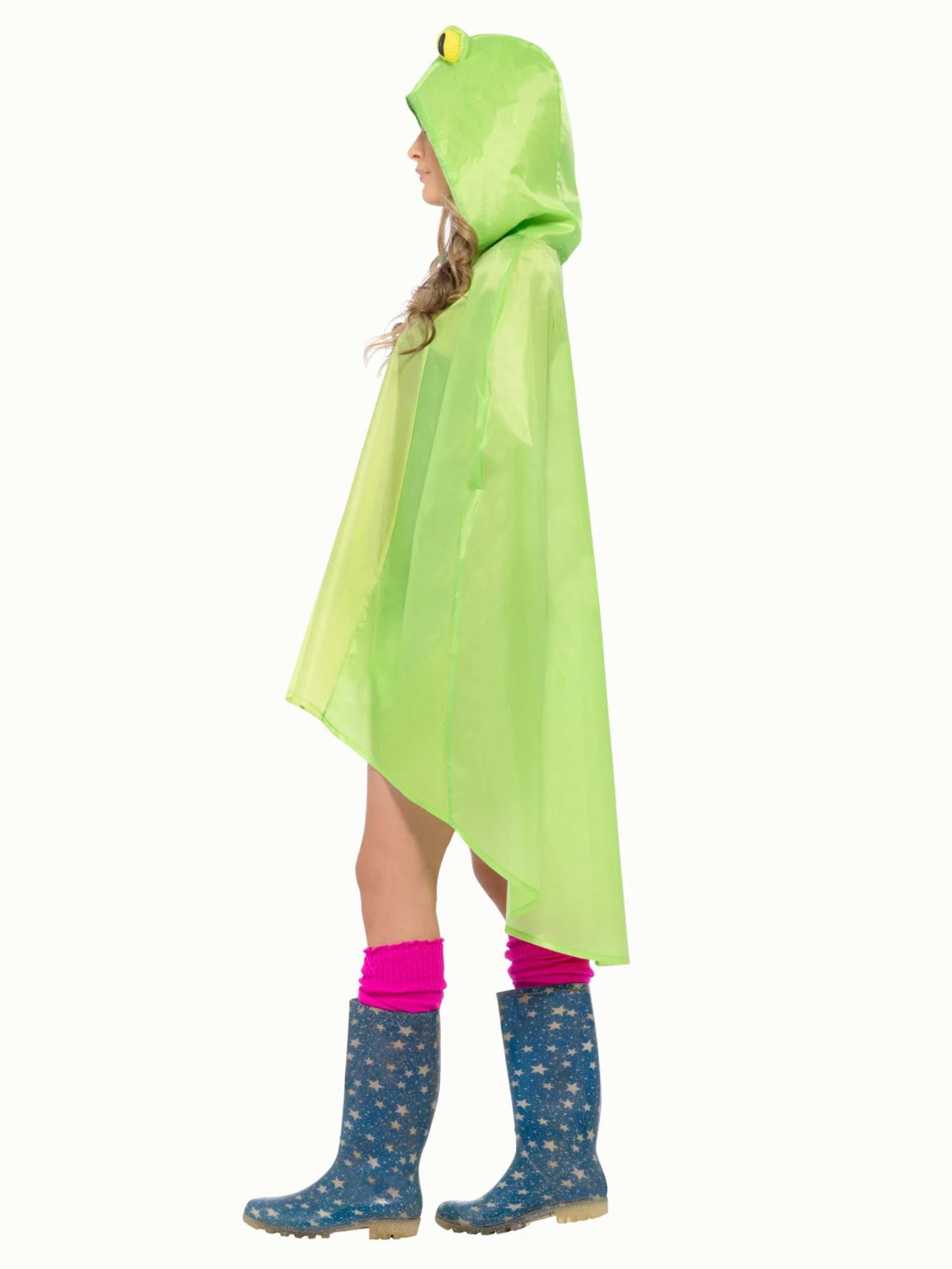 Frog Party Poncho, Green  Wholesale - Image 2