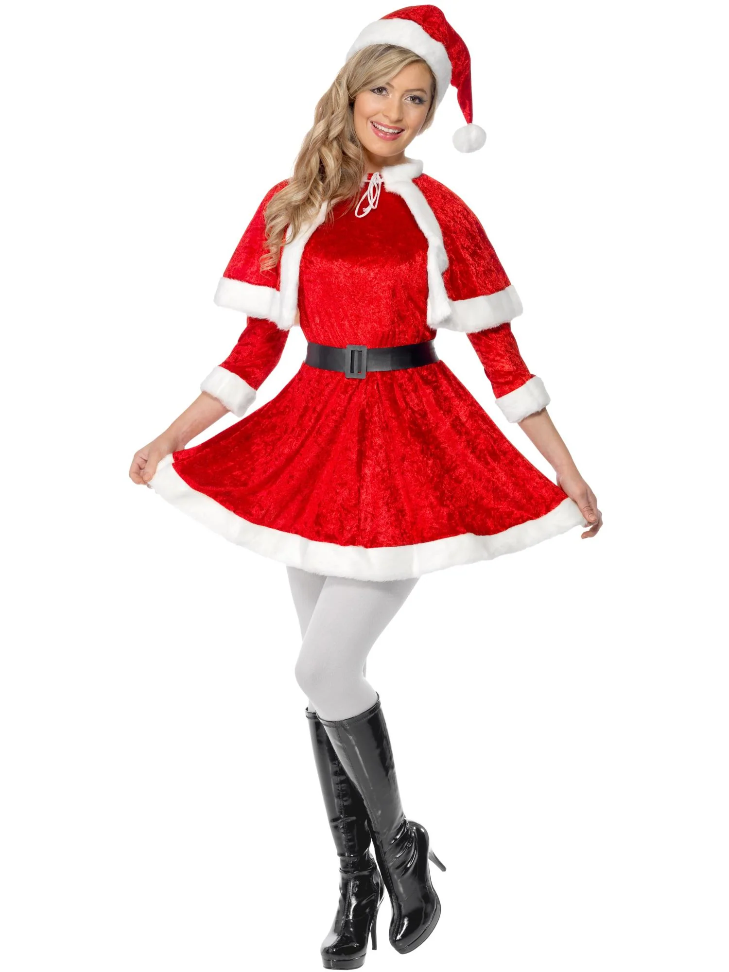 Miss Santa Costume, Red Wholesale - Image 4