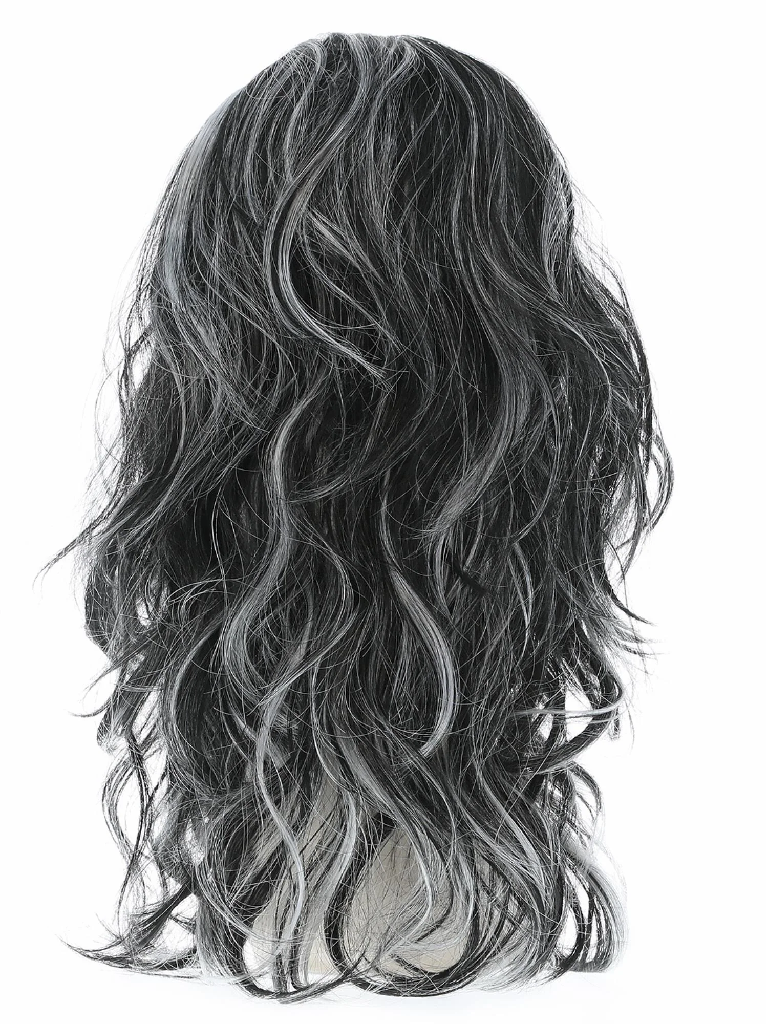 Gothic Vampire Wig, Black  Wholesale - Image 4