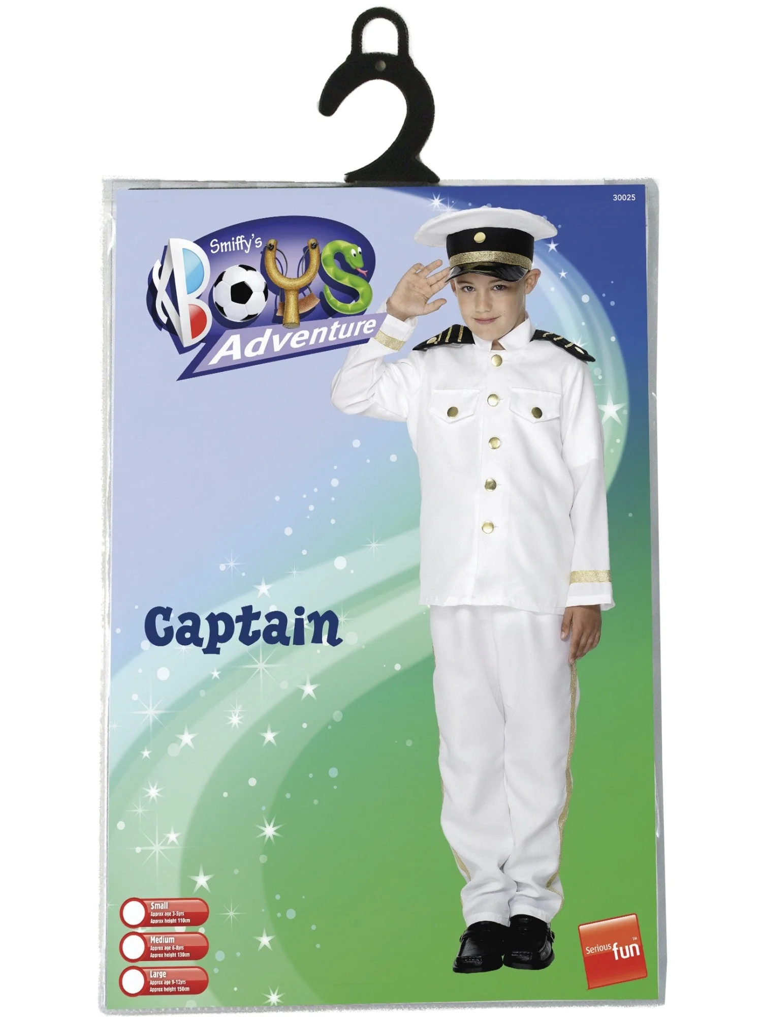 Captain Costume, Child, White  Wholesale - Image 3