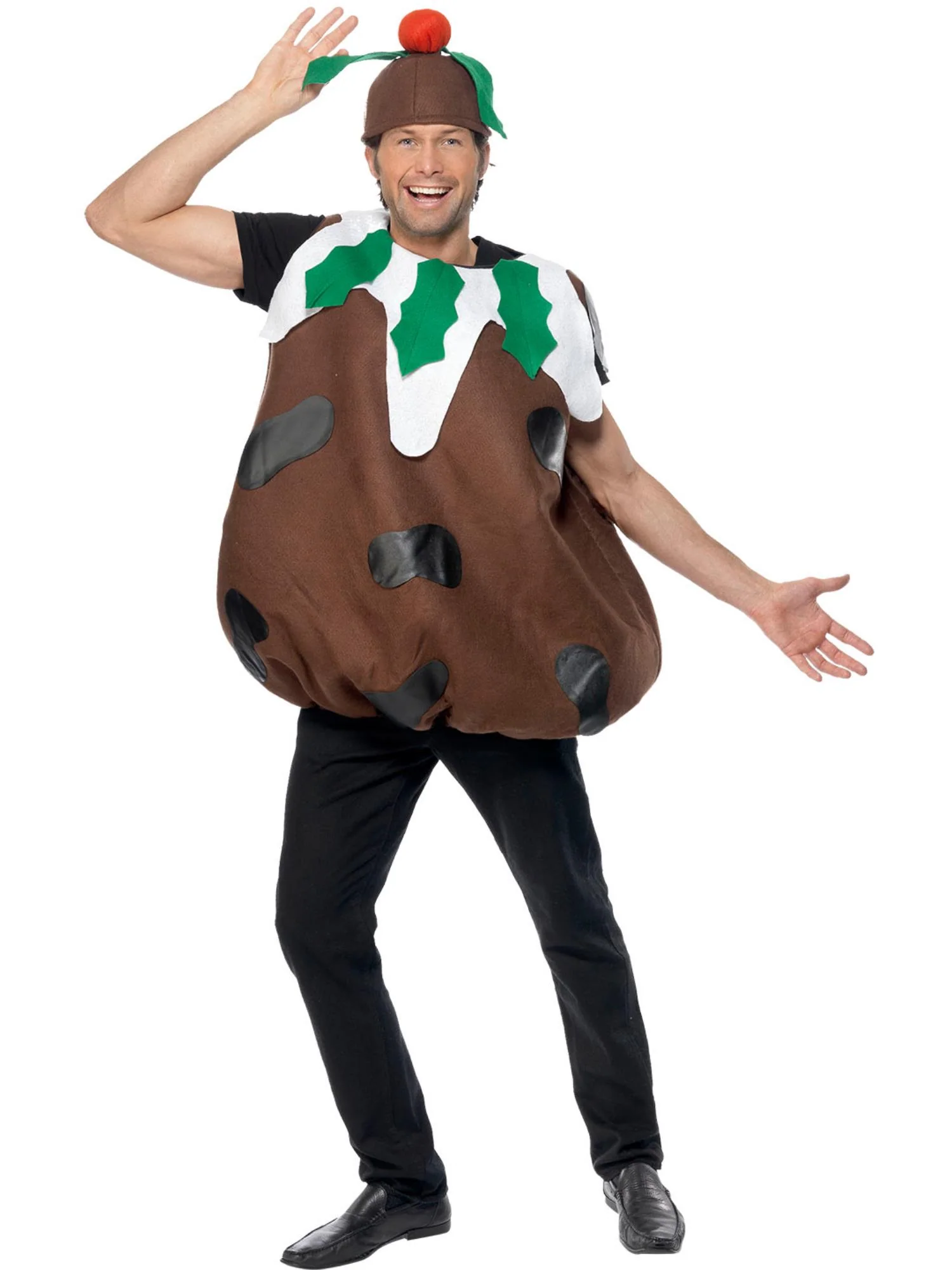 Christmas Pudding Costume, Brown Wholesale - Image 4