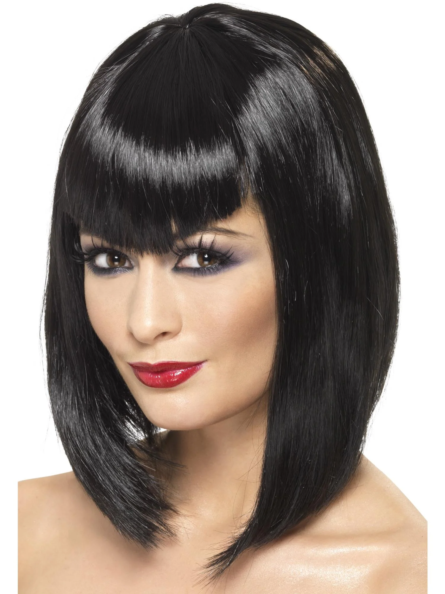 Vamp Wig, Black Wholesale