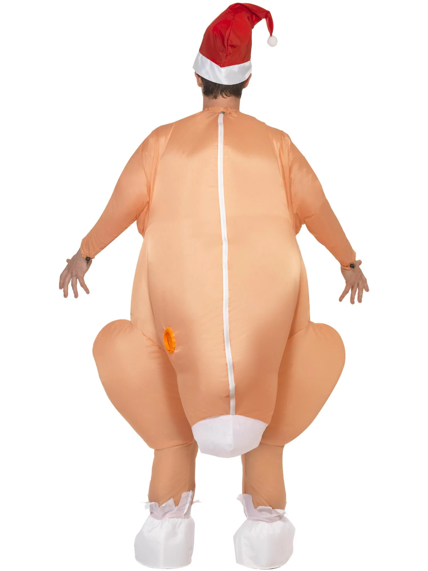 Inflatable Roast Turkey Costume, Nude Wholesale - Image 3