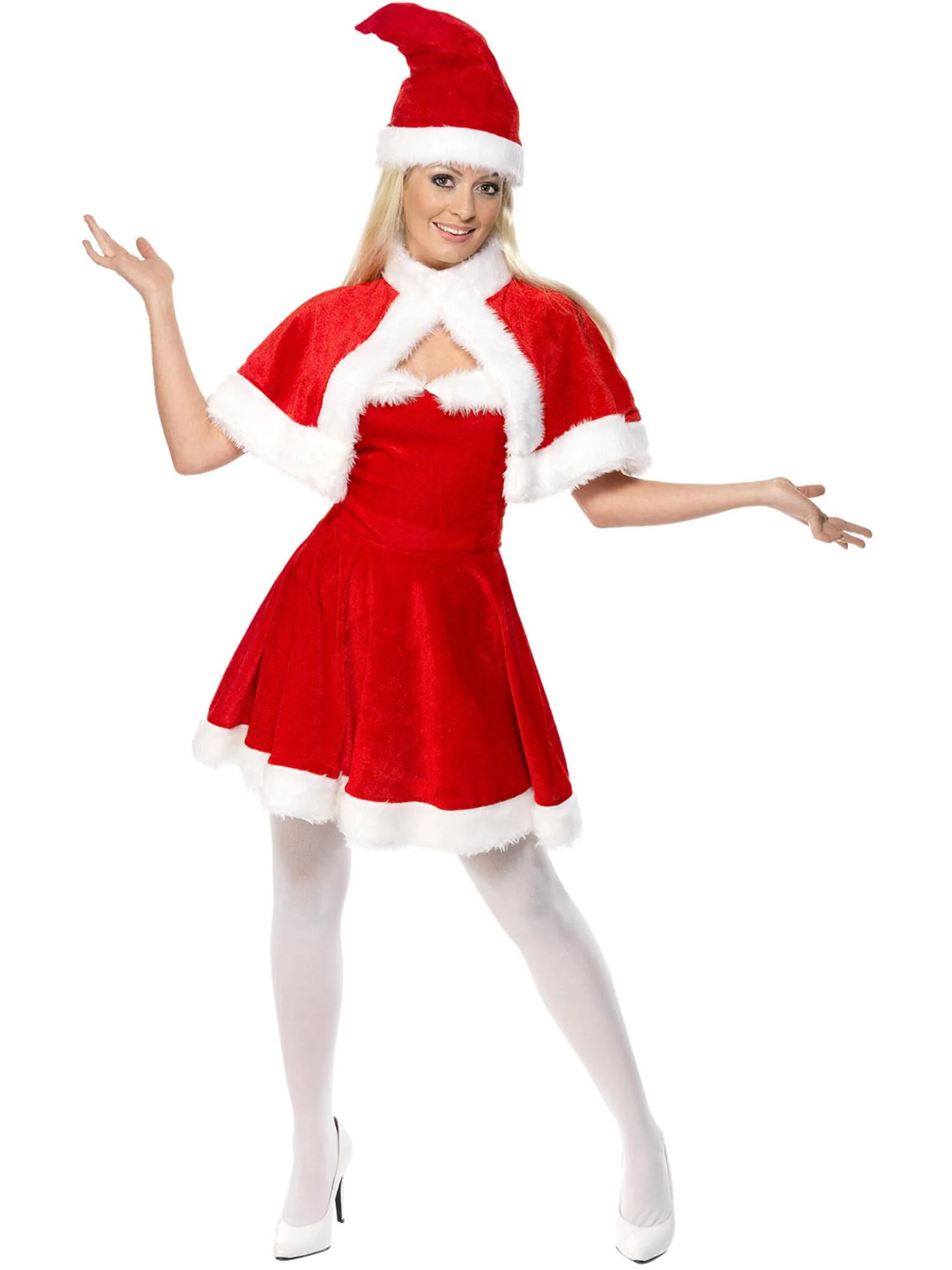 Miss Santa Costume, Red Wholesale - Image 4