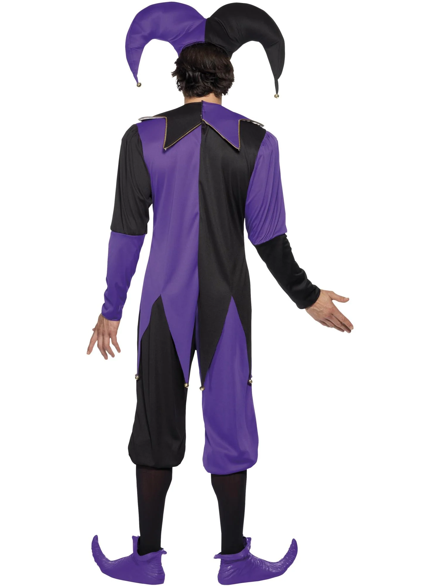 Medieval Jester Costume, Purple  Wholesale - Image 3