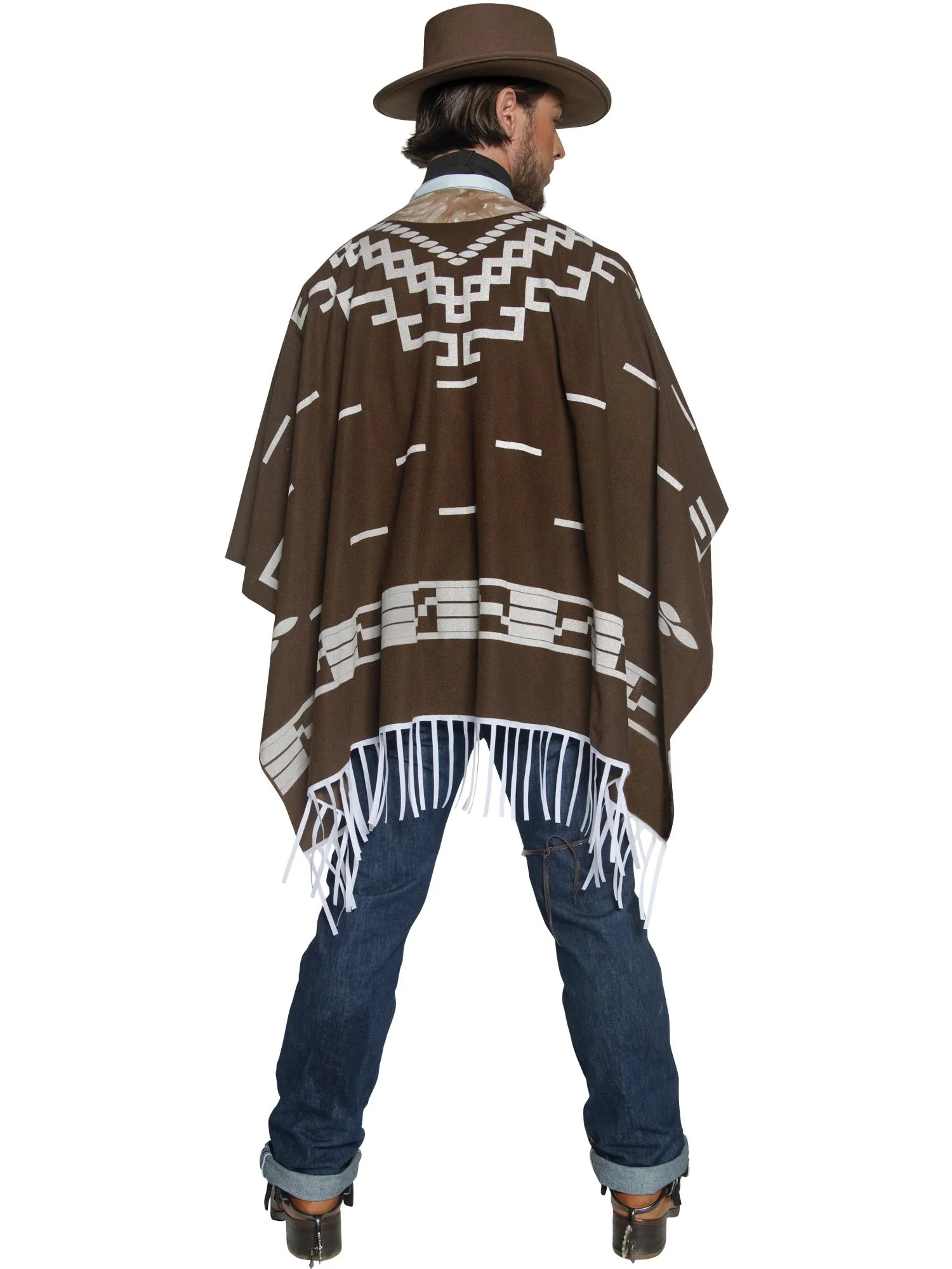 Authentic Western Wandering Gunman Costume, Brown Wholesale - Image 3