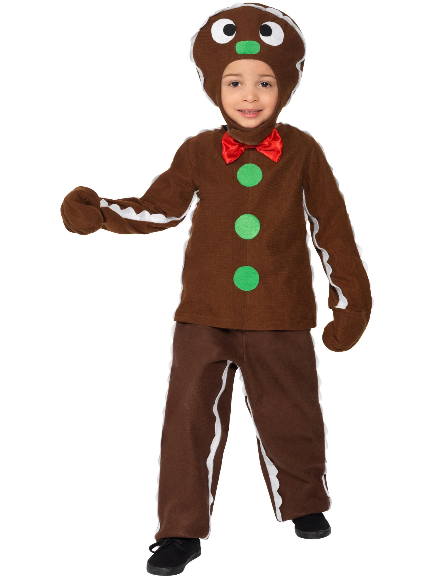 Little Gingerbread Man Costume, Brown  Wholesale - Image 4