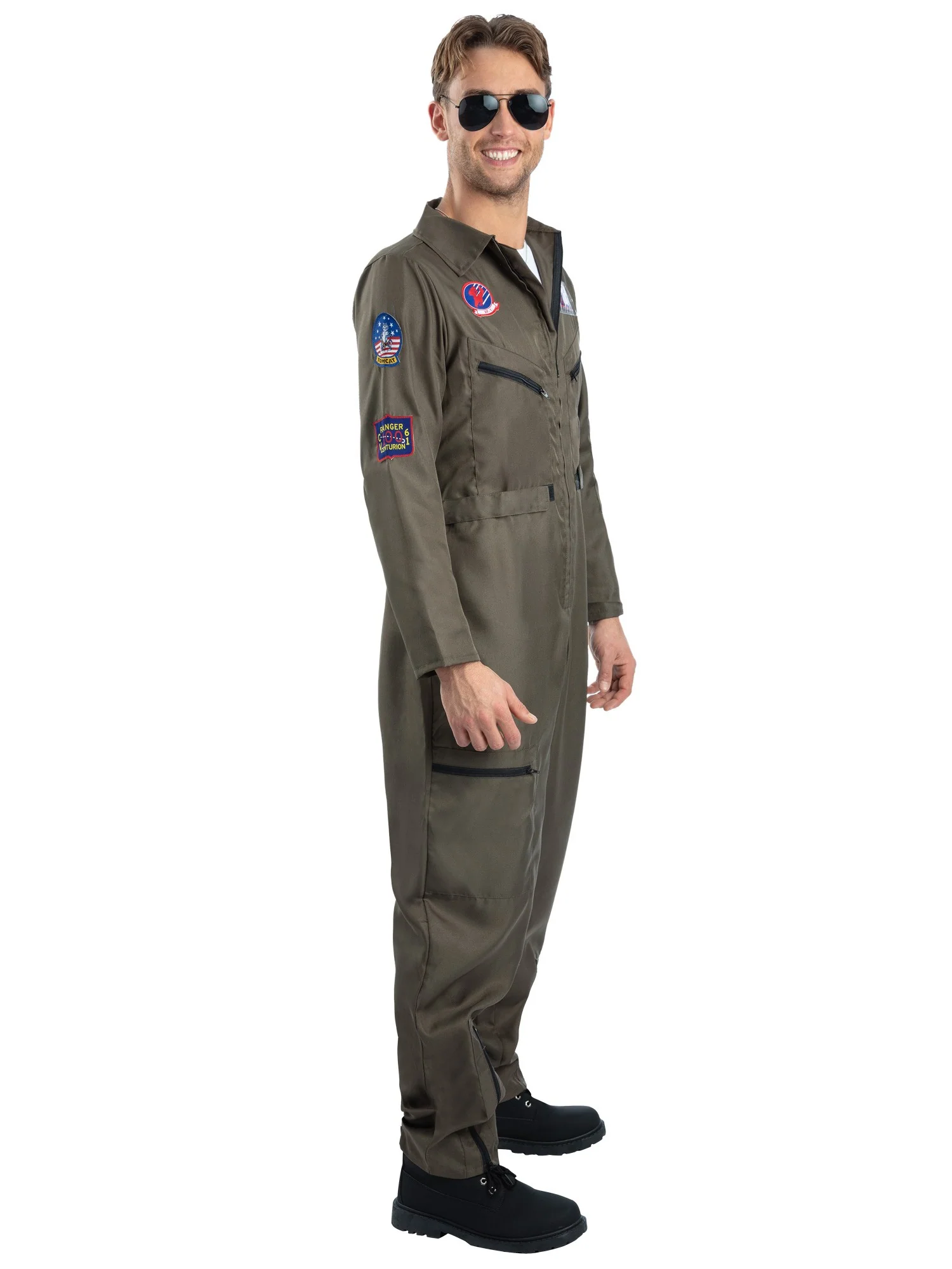 Top Gun Costume, Green  Wholesale - Image 6