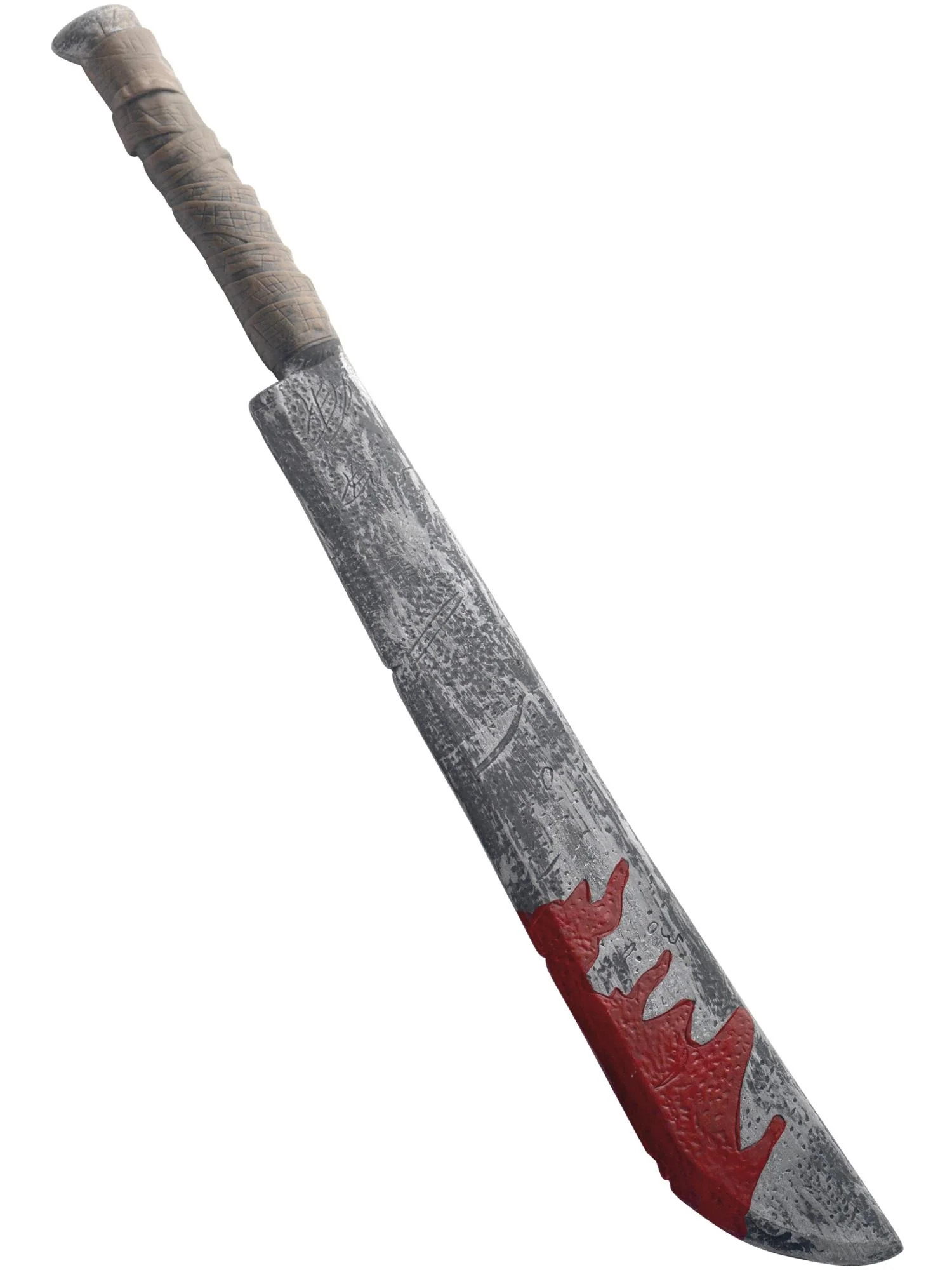 Blooded Chopper Machete Toy Prop, Grey Wholesale