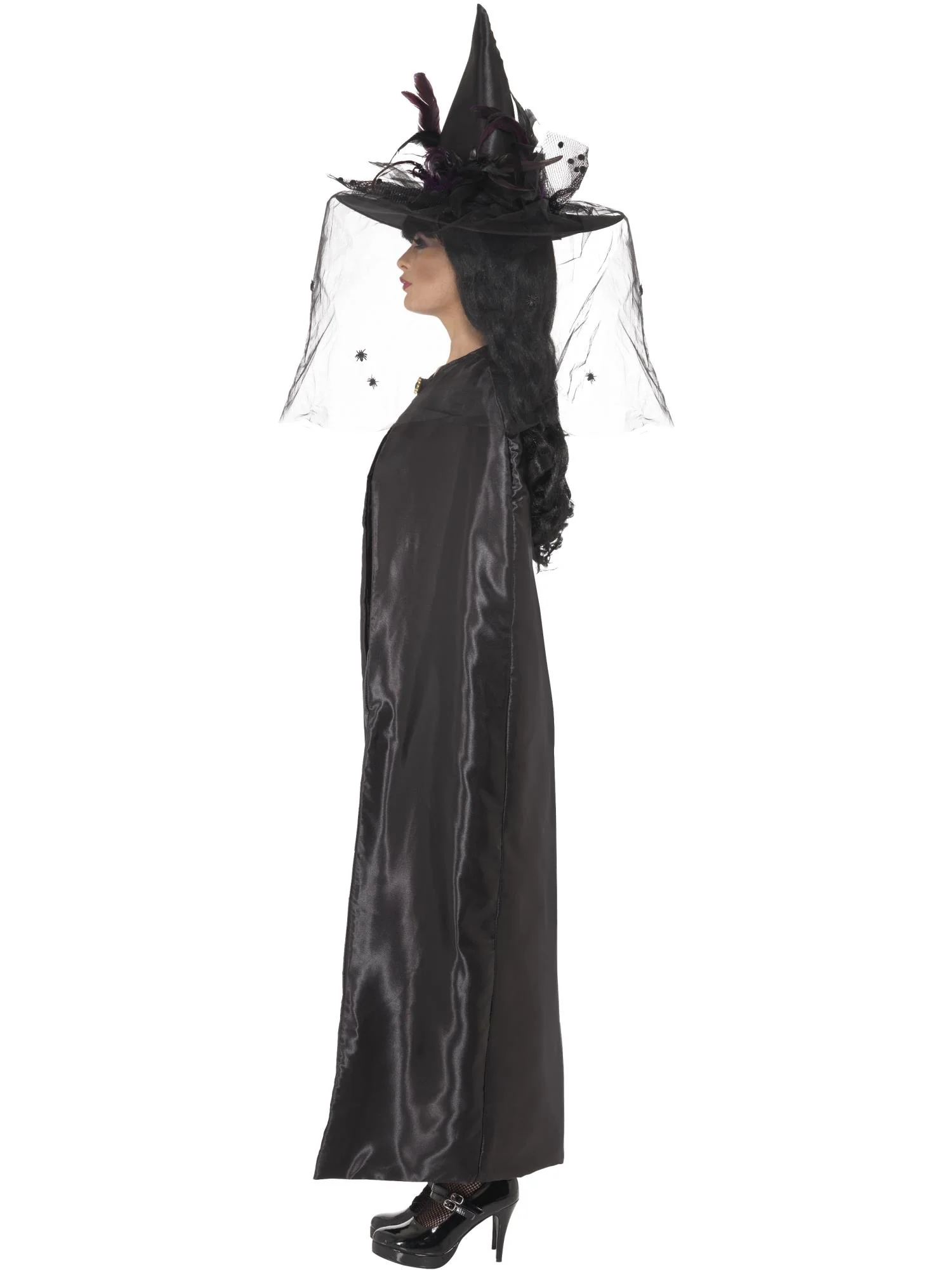 Deluxe Witch Cape, Black Wholesale - Image 2