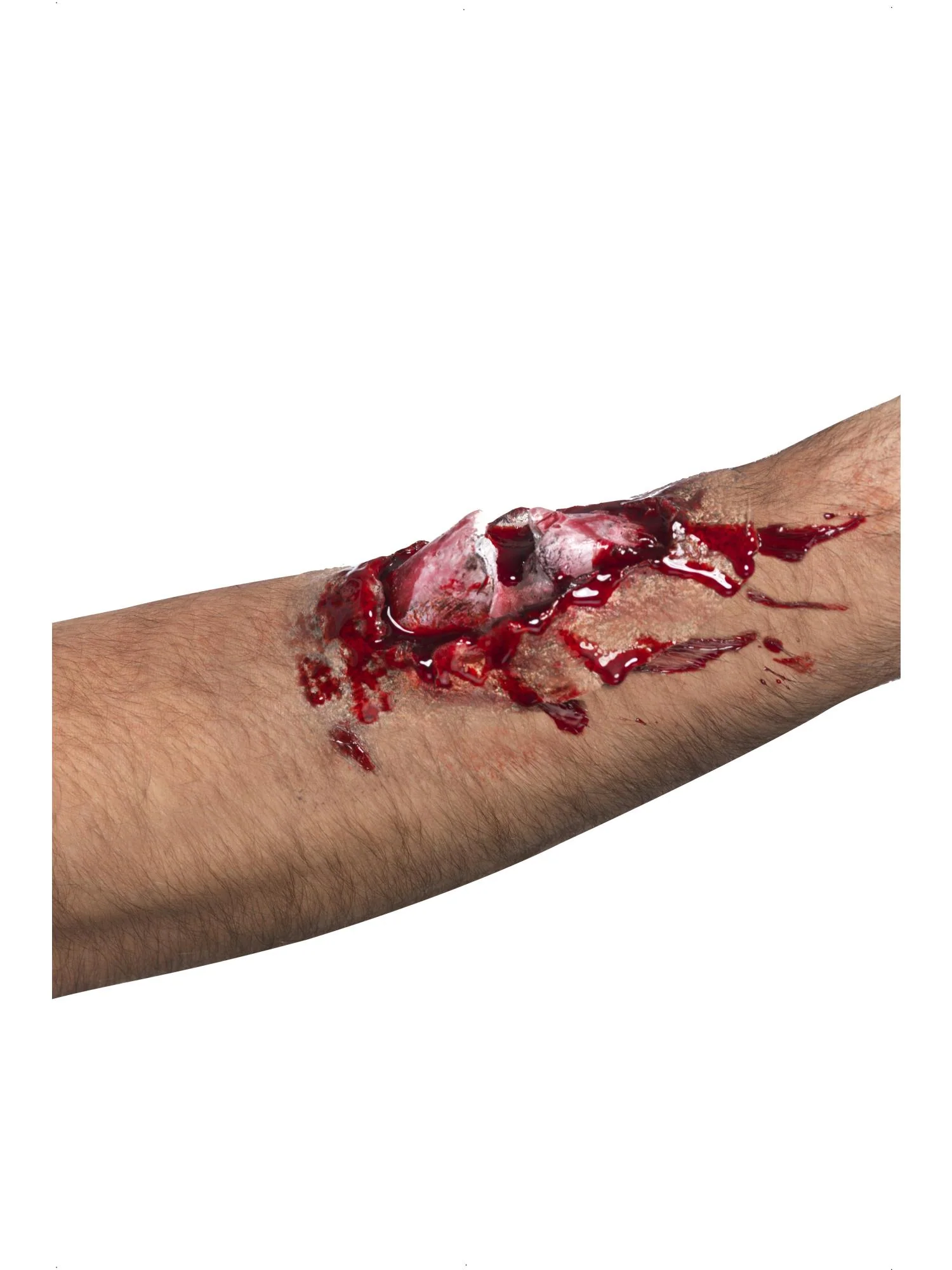 Smiffys Make-Up FX, Broken Bone Latex Scar, Red  Wholesale - Image 2