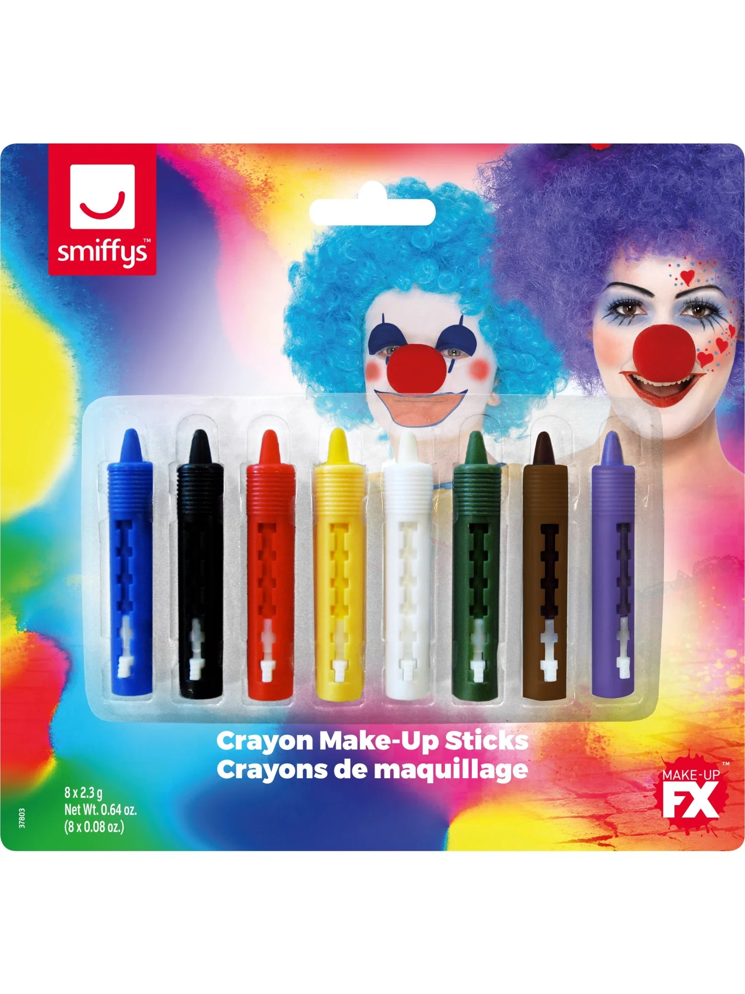 Smiffys Make-Up FX, Face/Body Retractable, Multi, Wholesale