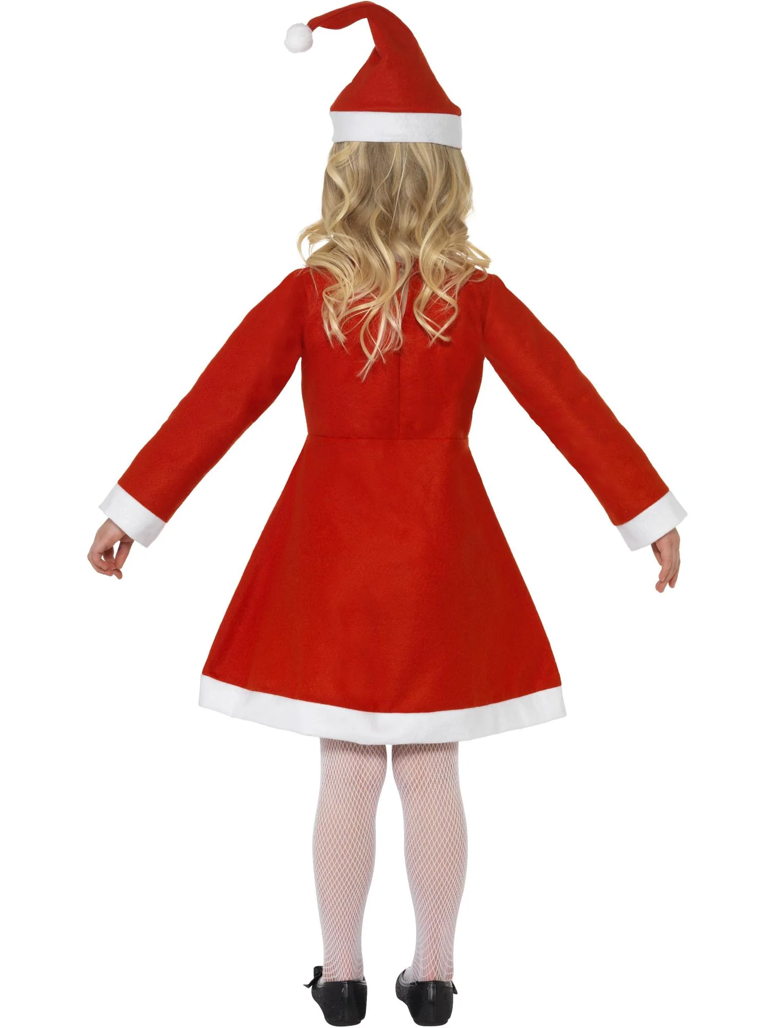 Santa Girl Costume, Red  Wholesale - Image 3