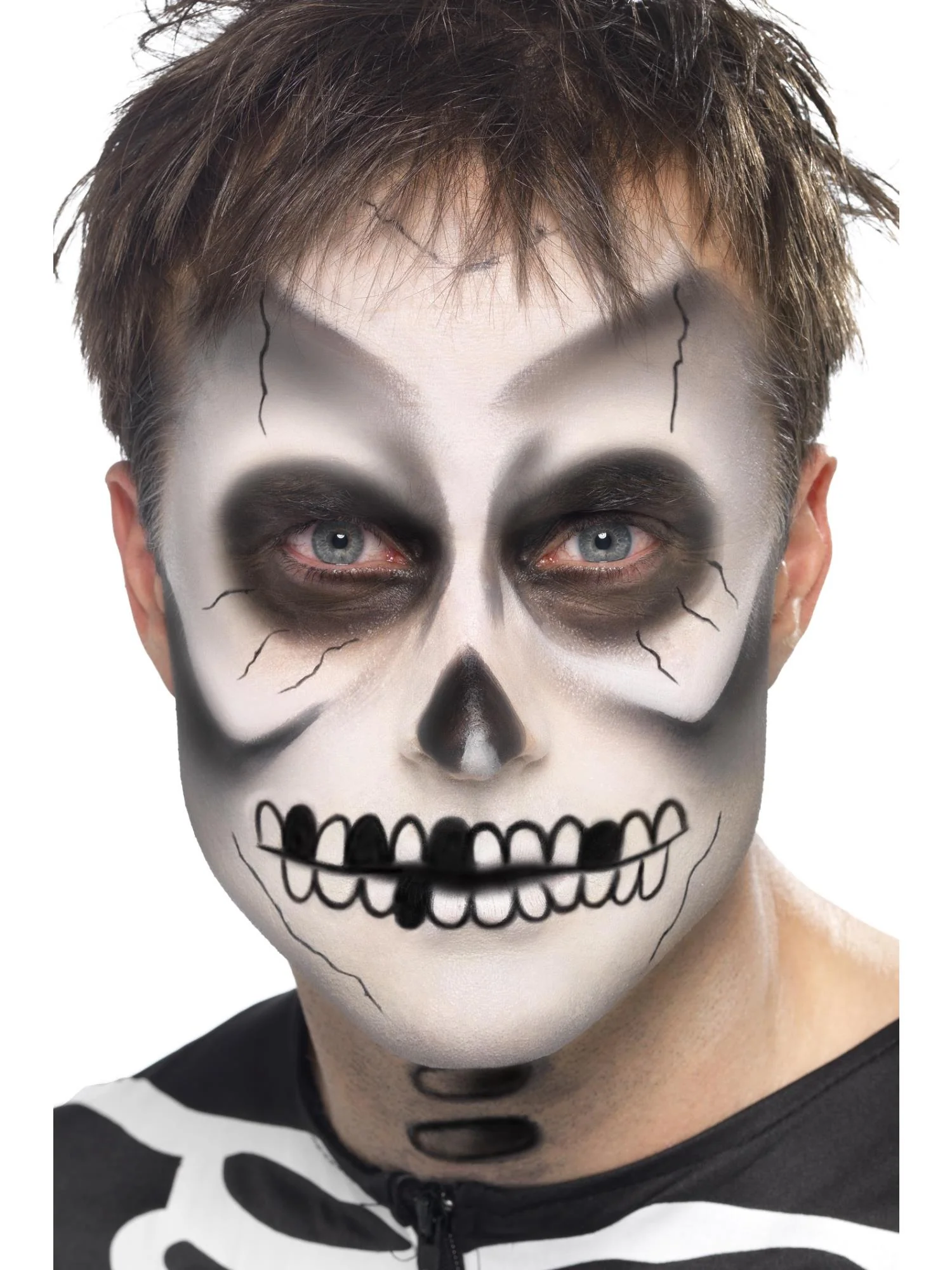Smiffys Make-Up FX, Skeleton Kit, Black & White Wholesale - Image 2