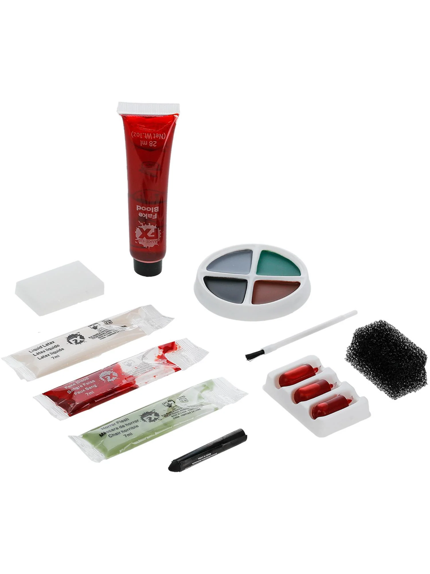 Smiffys Make-Up FX, Complete Zombie Kit, Facepaint Wholesale - Image 12