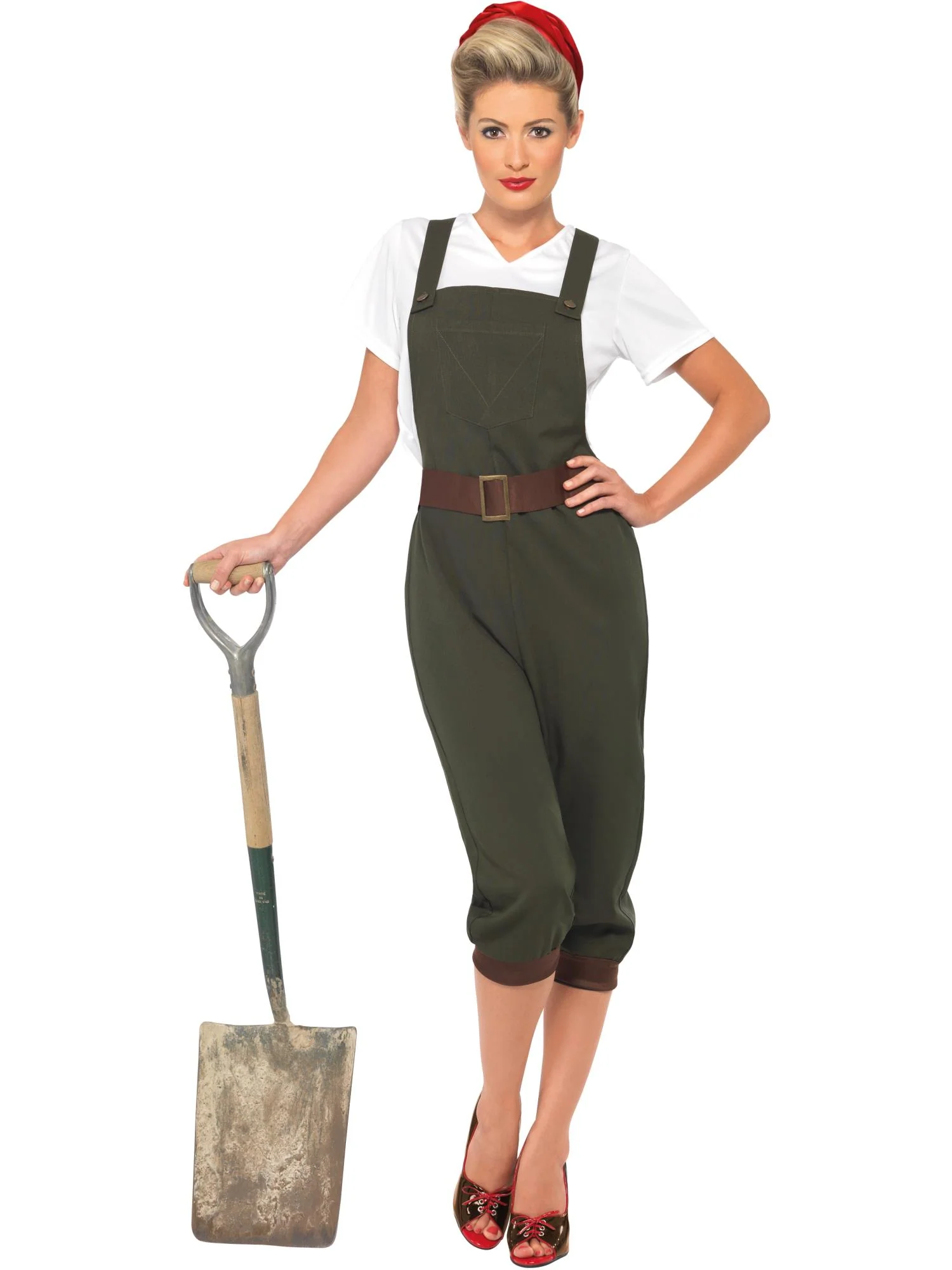 WW2 Land Girl Costume, Green Wholesale