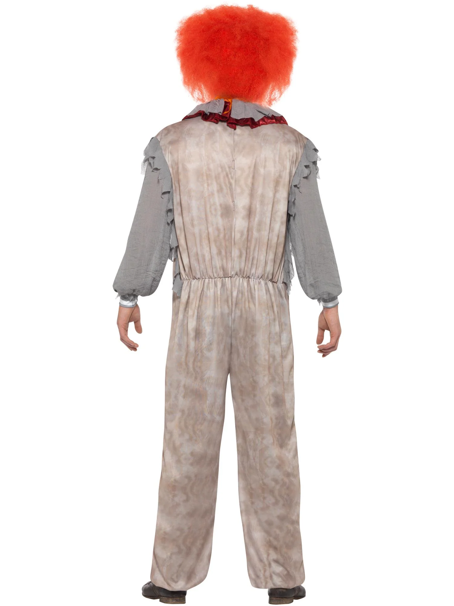 Vintage Clown Costume, Grey & Red  Wholesale - Image 3
