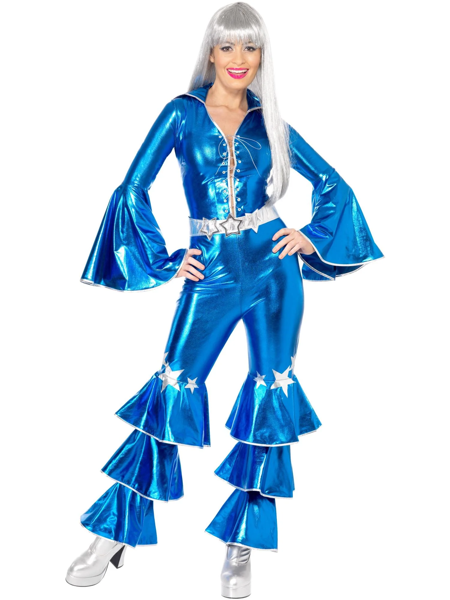 70s Dancing Dream Costume, Blue Wholesale - Image 3