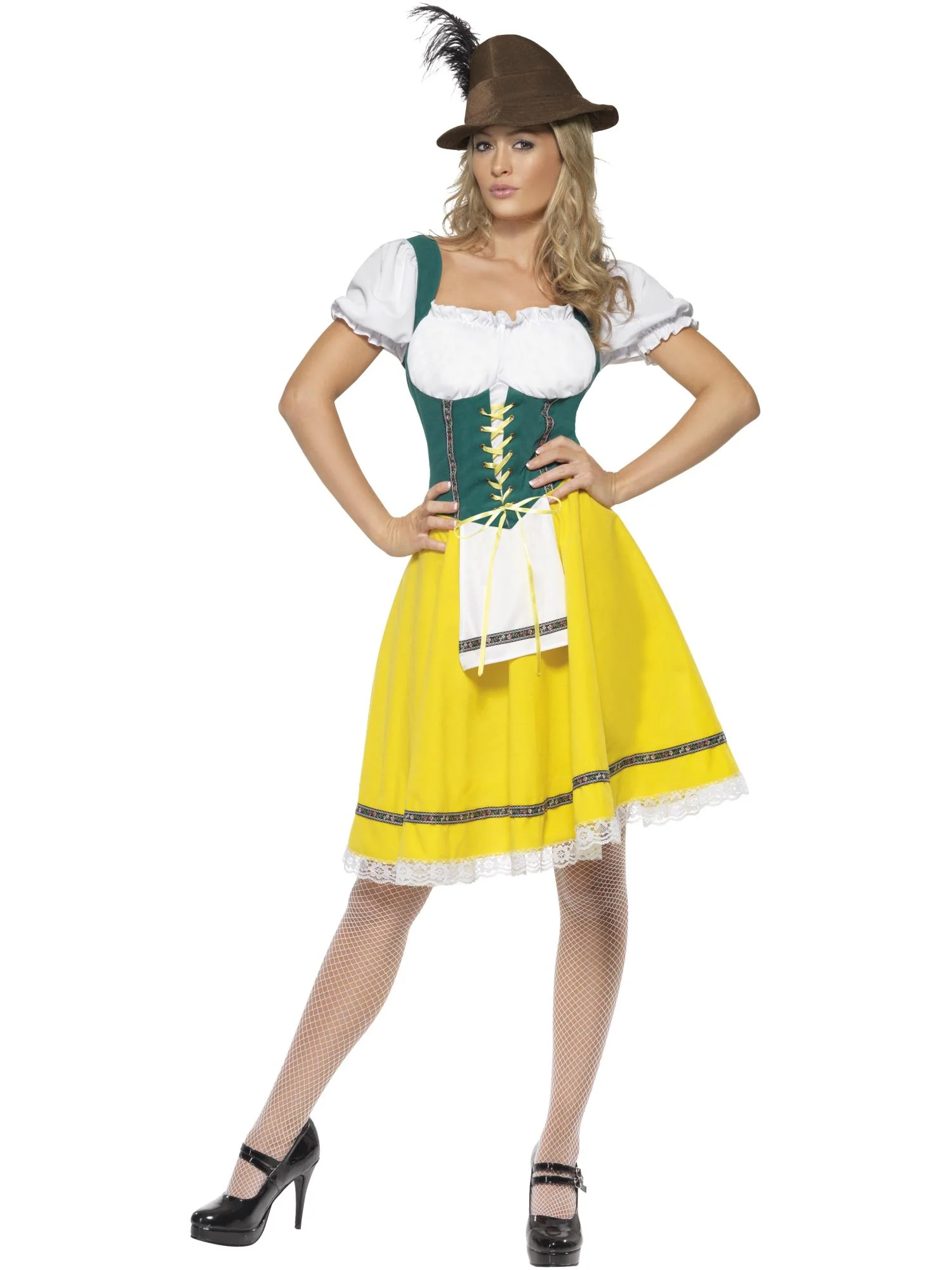 Beer Fest Costume, Female, Yellow Wholesale
