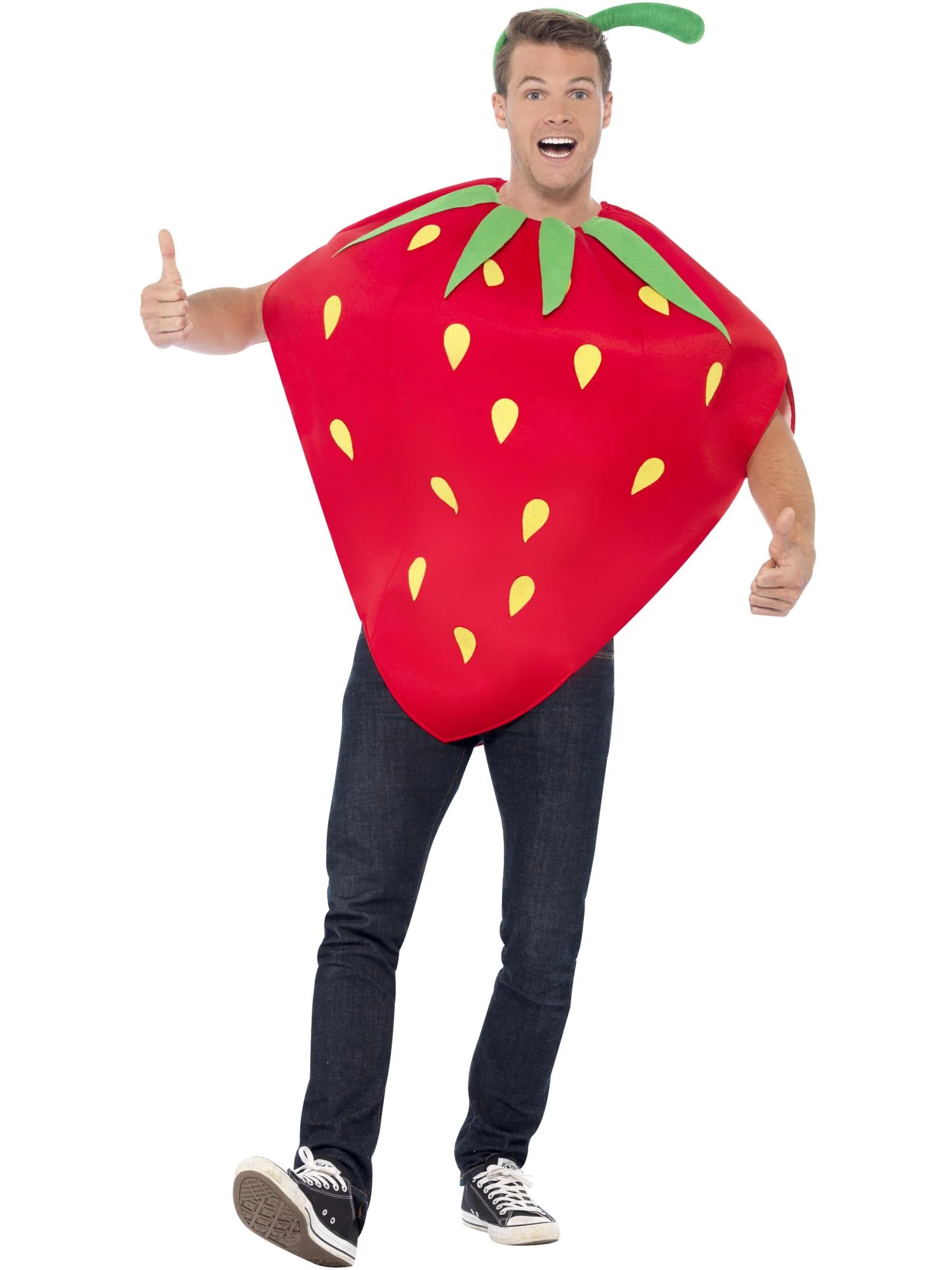 Strawberry Costume, Red  Wholesale - Image 4