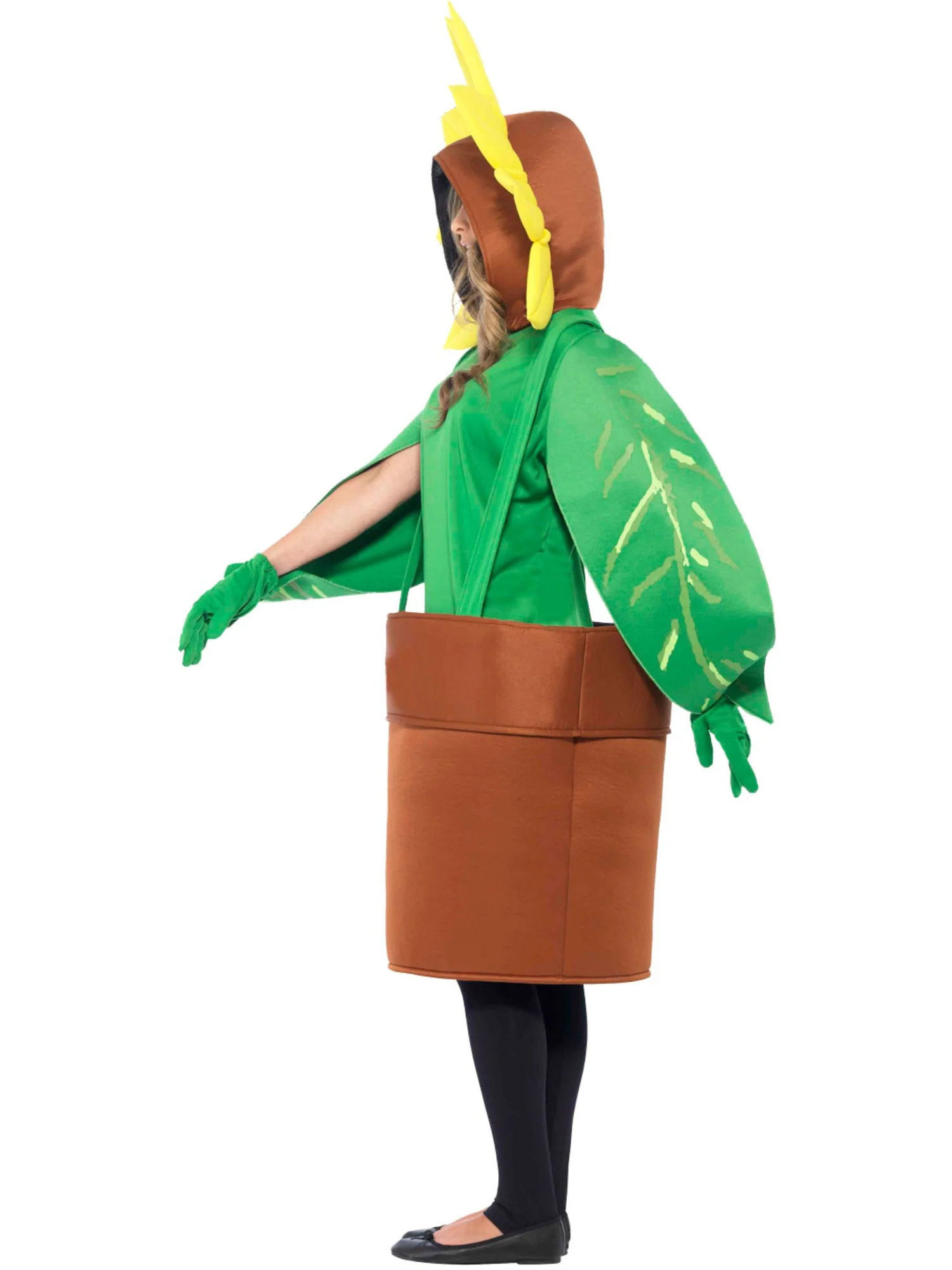 Sunflower Costume, with Top with Attached Hood  Wholesale - Image 3