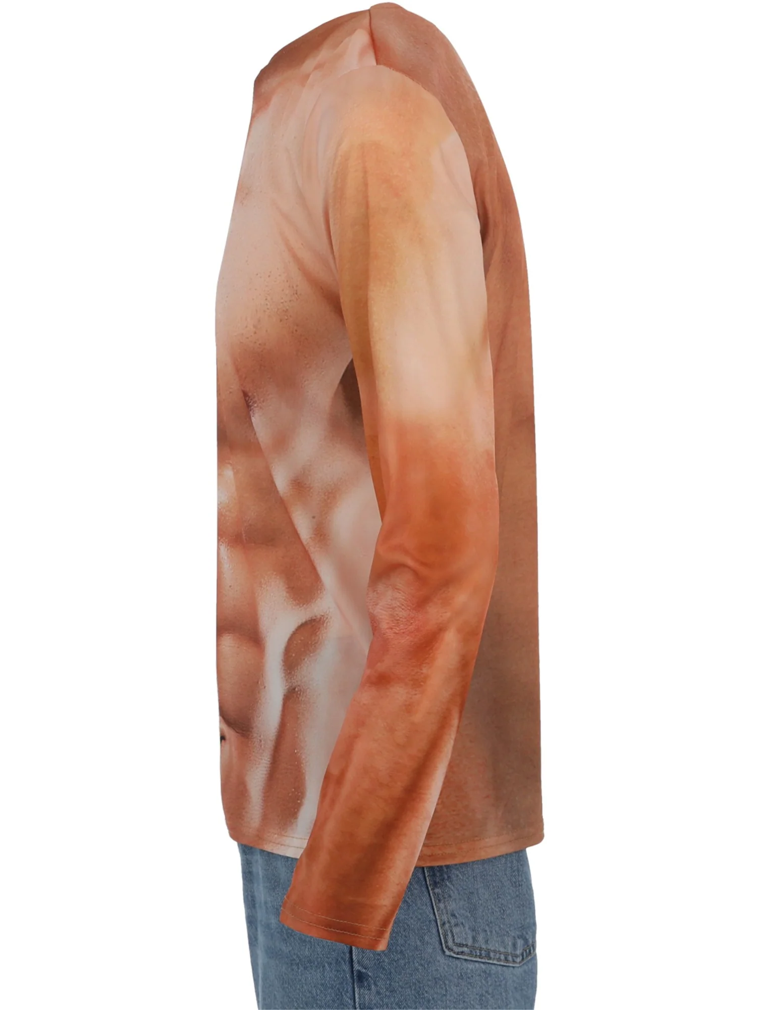 Realistic Muscle Top, Nude  Wholesale - Image 4