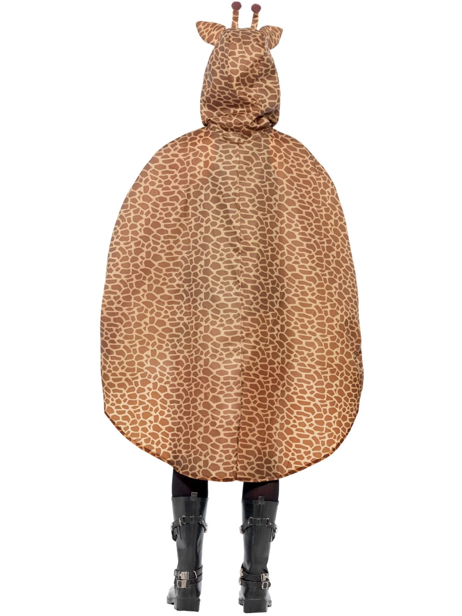 Giraffe Party Poncho, Brown  Wholesale - Image 3