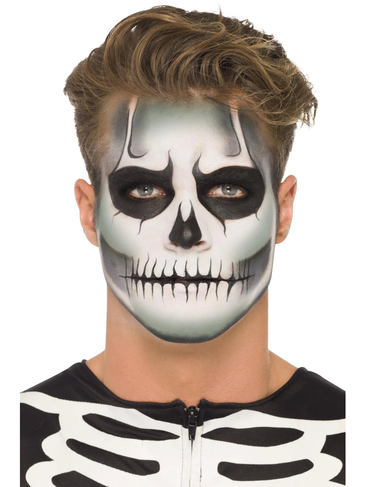 Smiffys Make-Up FX, GID Skeleton Kit, Grease, Blac Wholesale - Image 2