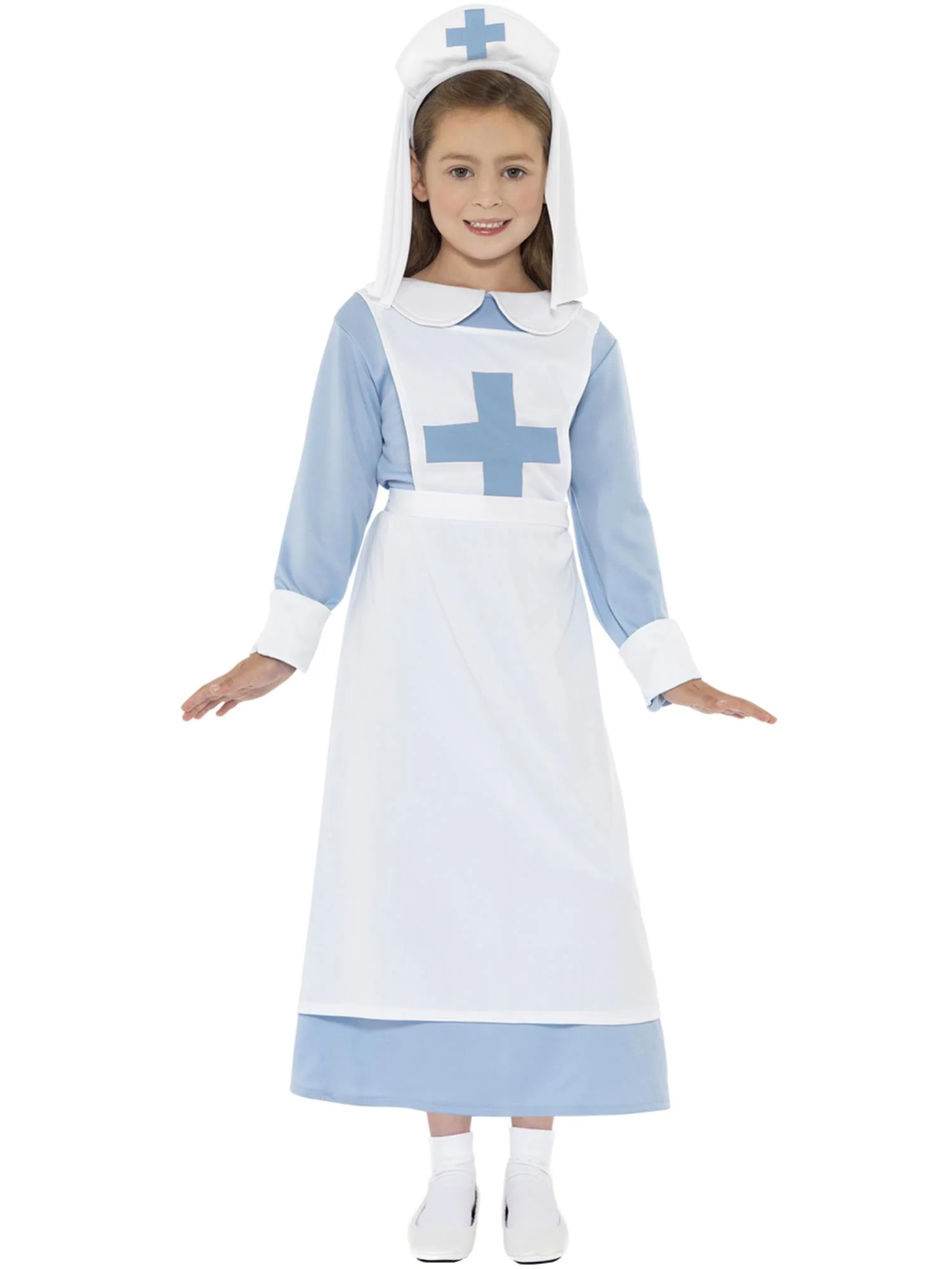 WW1 Nurse Costume, Blue Wholesale - Image 2