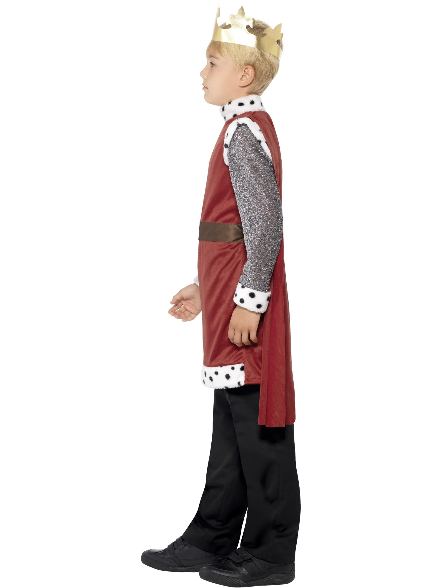 King Arthur Medieval Costume, Red Wholesale - Image 2