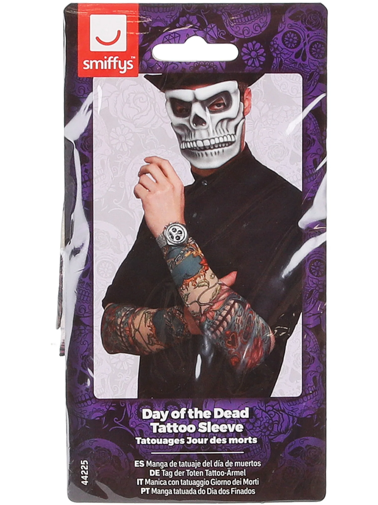 Day of the Dead Tattoo Sleeve, Multi-Coloured Wholesale - Image 2