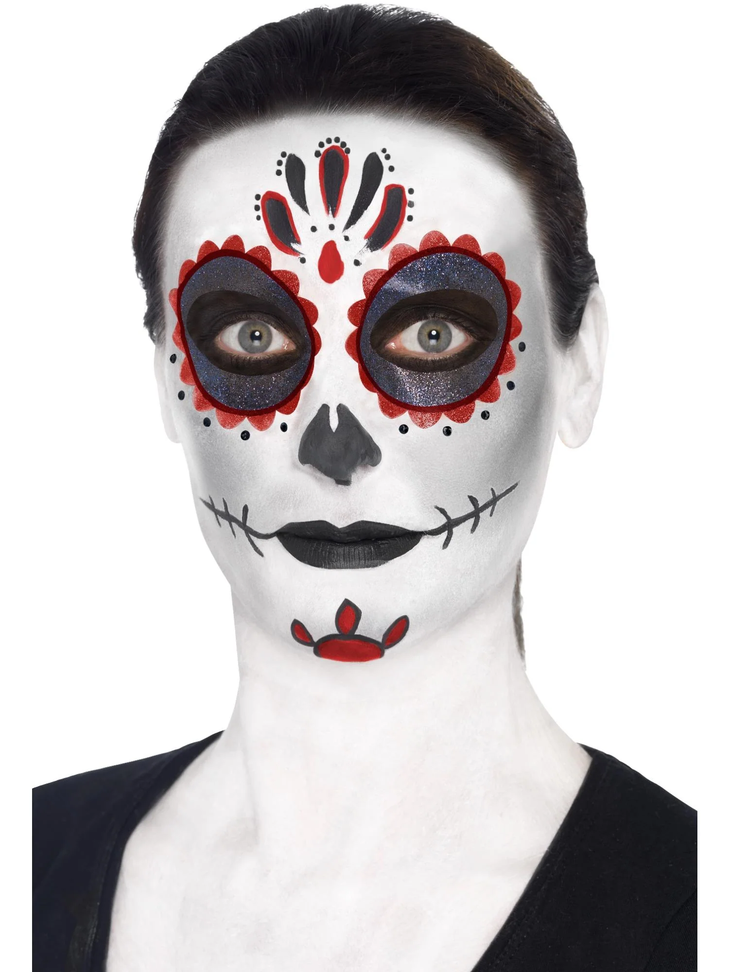 Smiffys Make-Up FX, Day of the Dead Kit, Aqua, Wholesale - Image 6