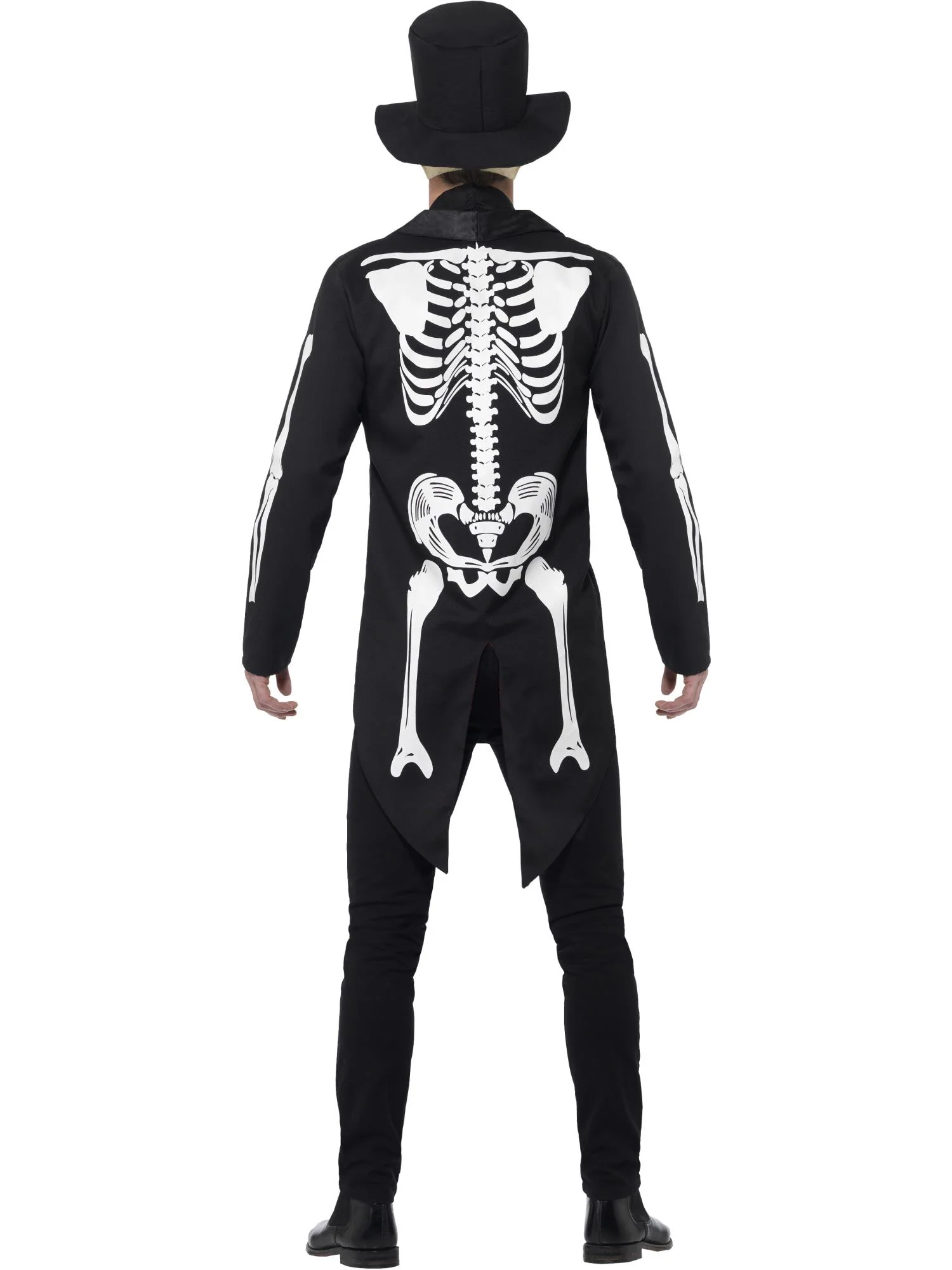 Day of the Dead Señor Skeleton Costume, Black  Wholesale - Image 3