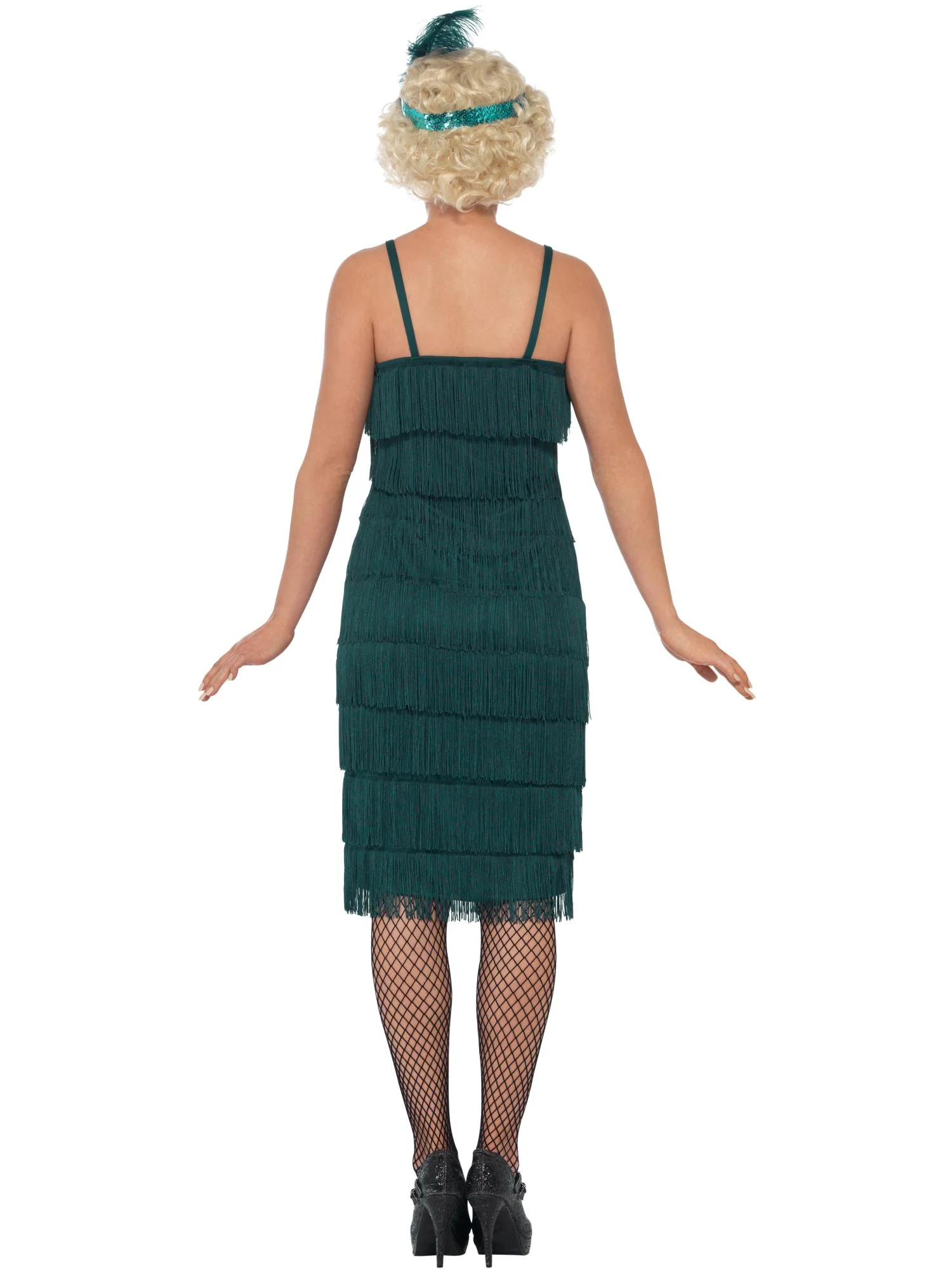 Flapper Costume, Green Wholesale - Image 3